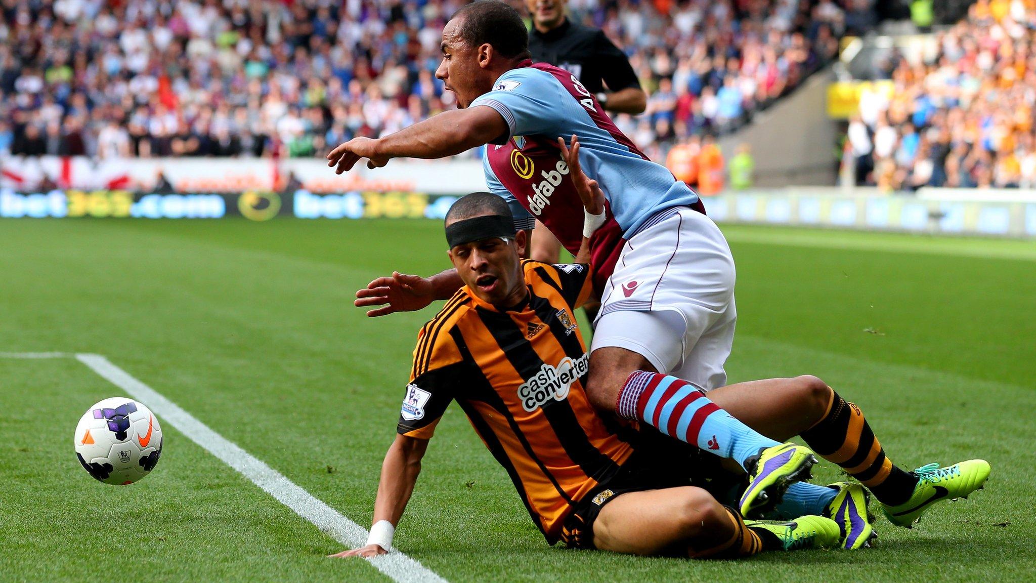 Gabriel Agbonlahor and Curtis Davies