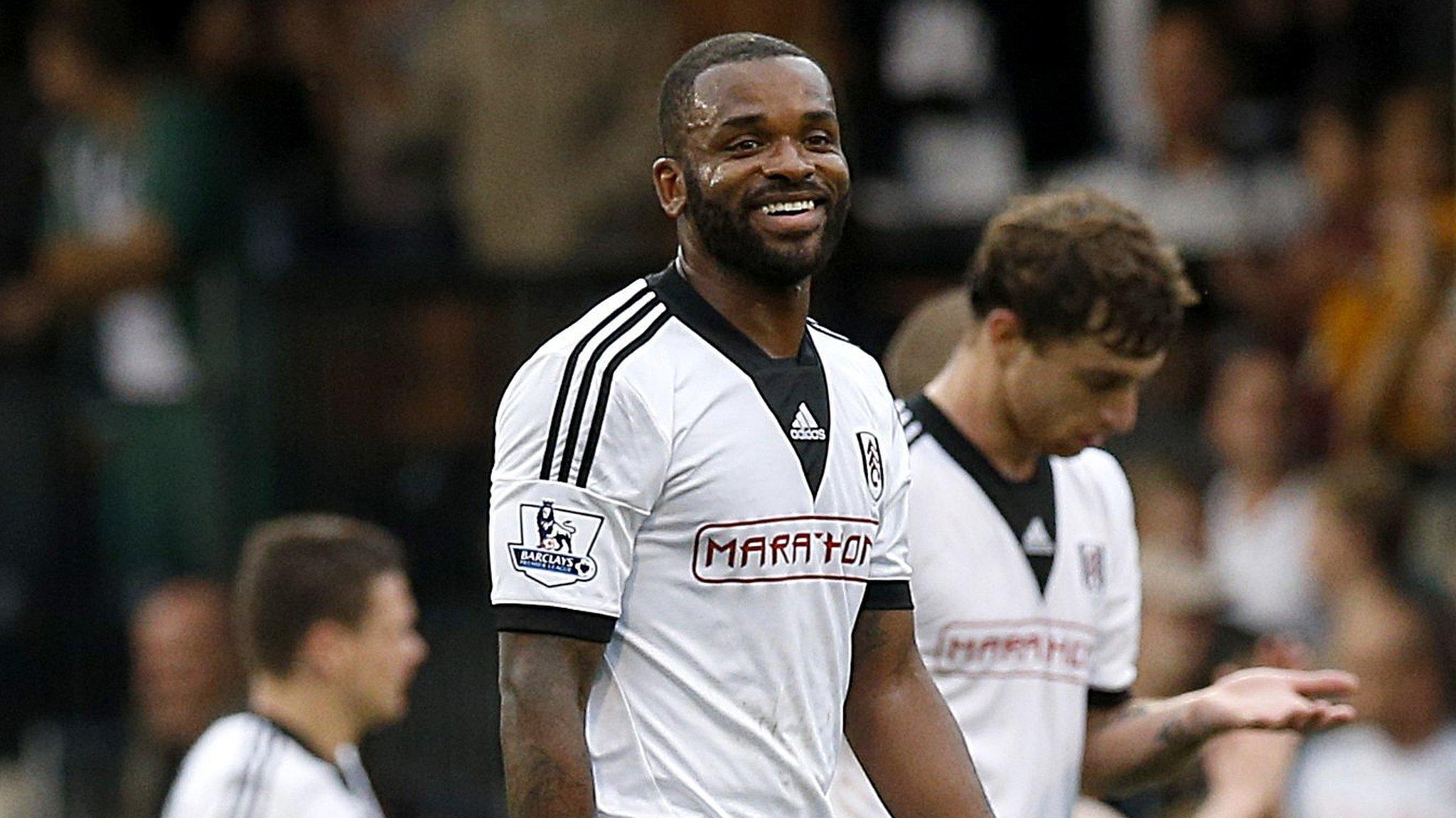 Fulham striker Darren Bent