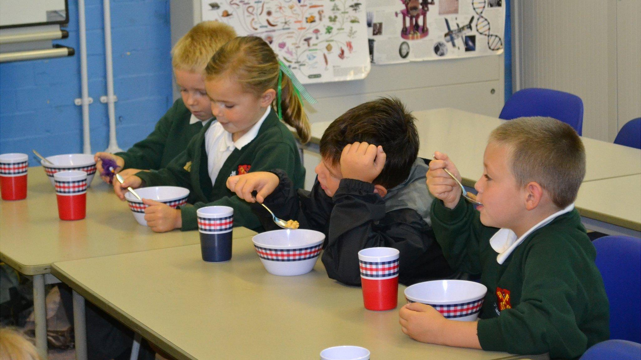 A school breakfast club