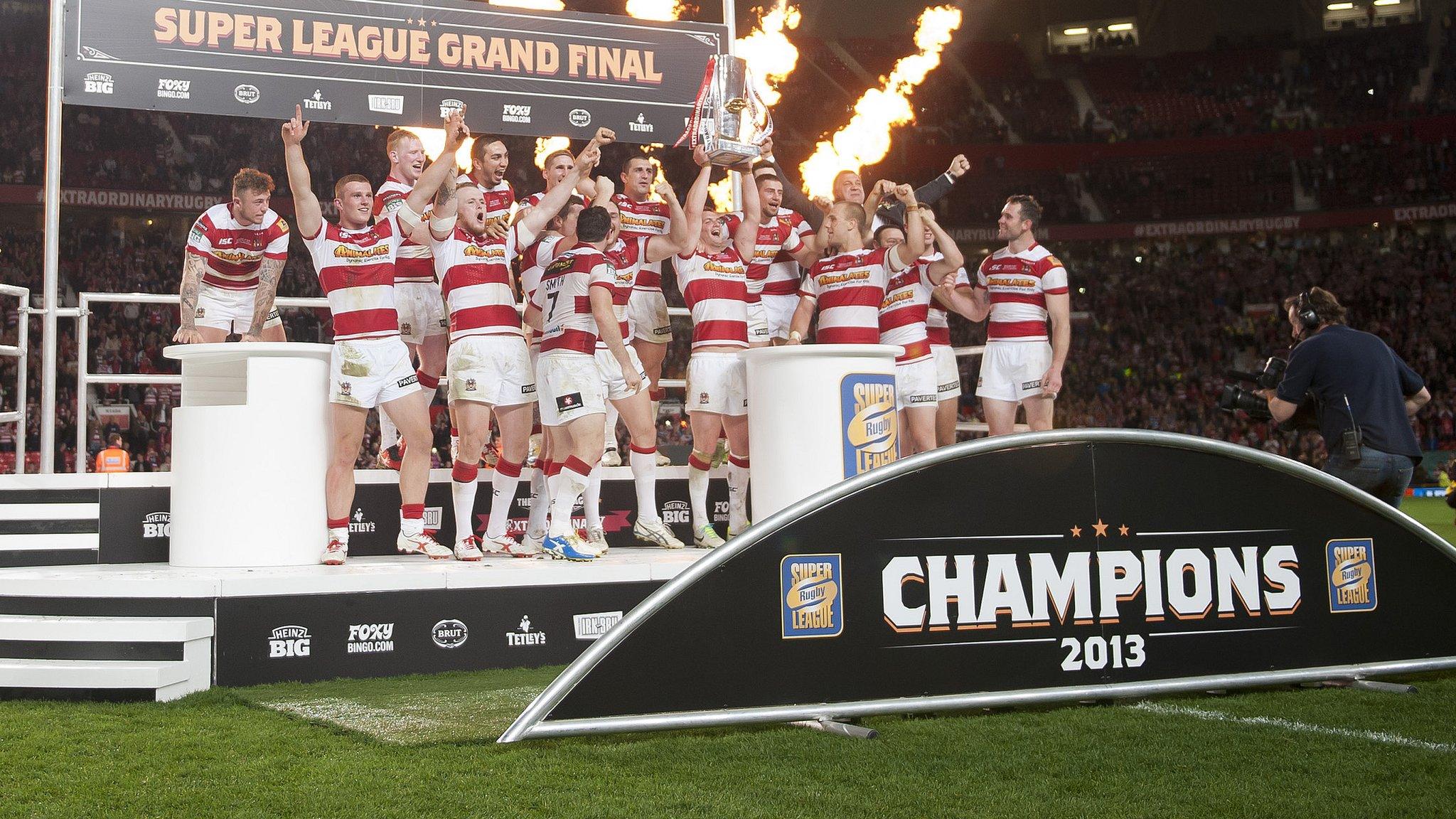 Wigan celebrate their Grand Final victory