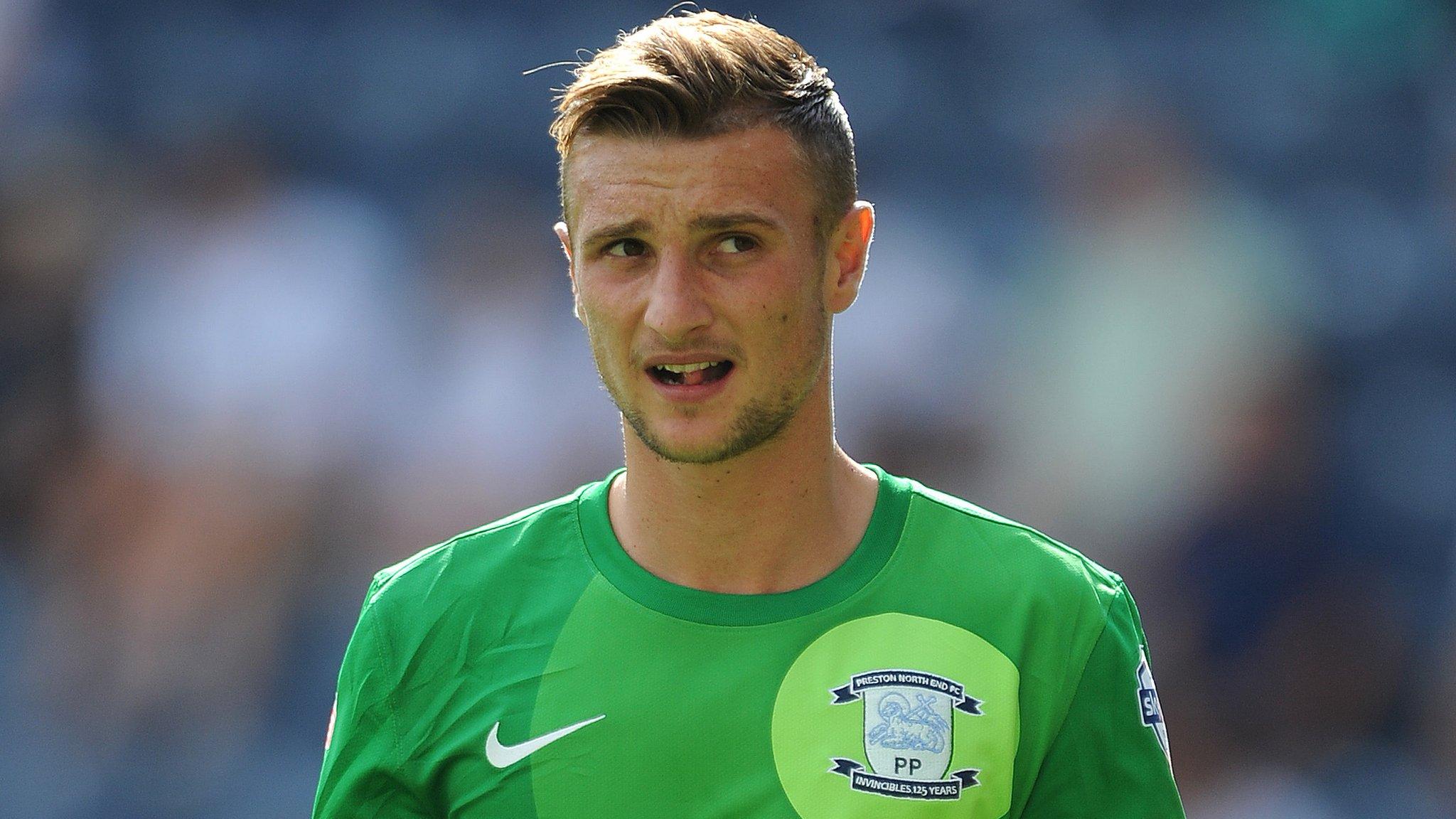 Preston North End goalkeeper Declan Rudd