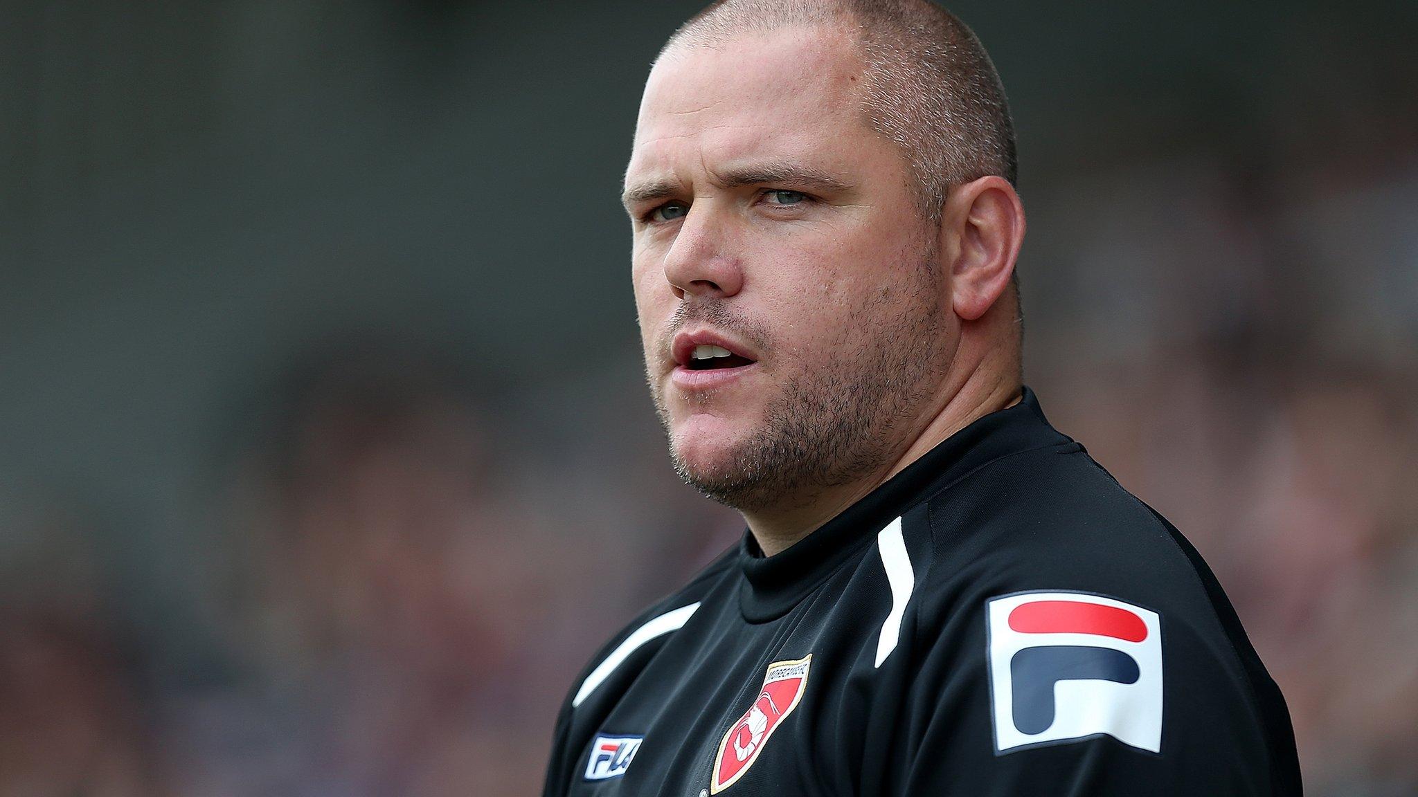 Morecambe manager Jim Bentley