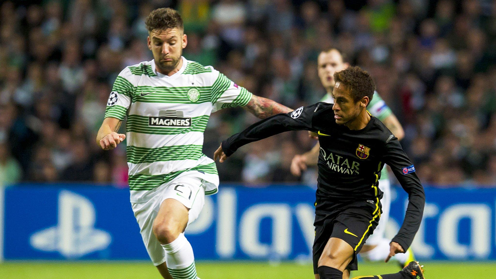 Charlie Mulgrew and Neymar