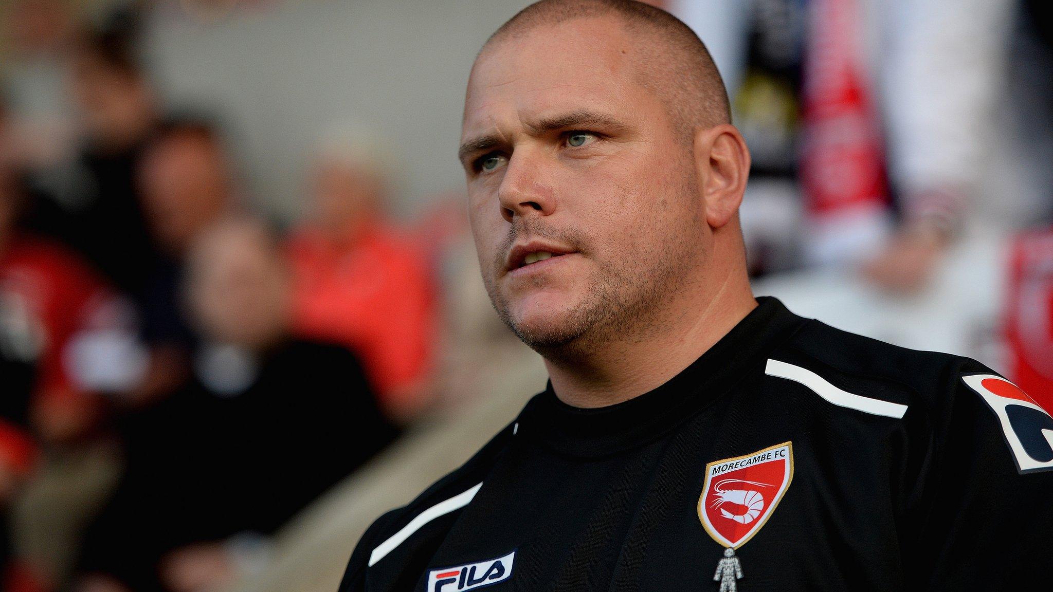 Morecambe manager Jim Bentley