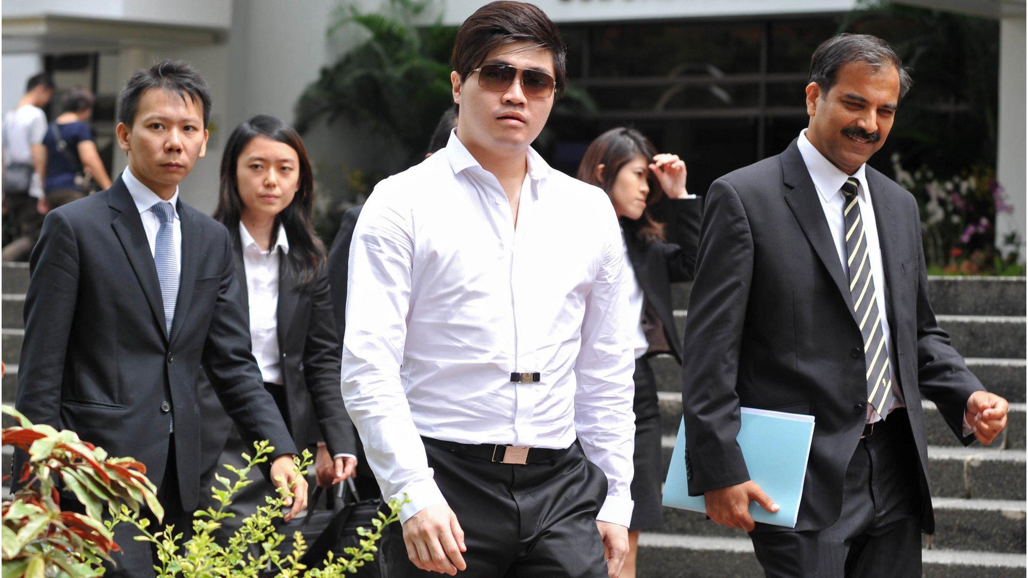 Eric Ding, accused of match fixing in Singapore