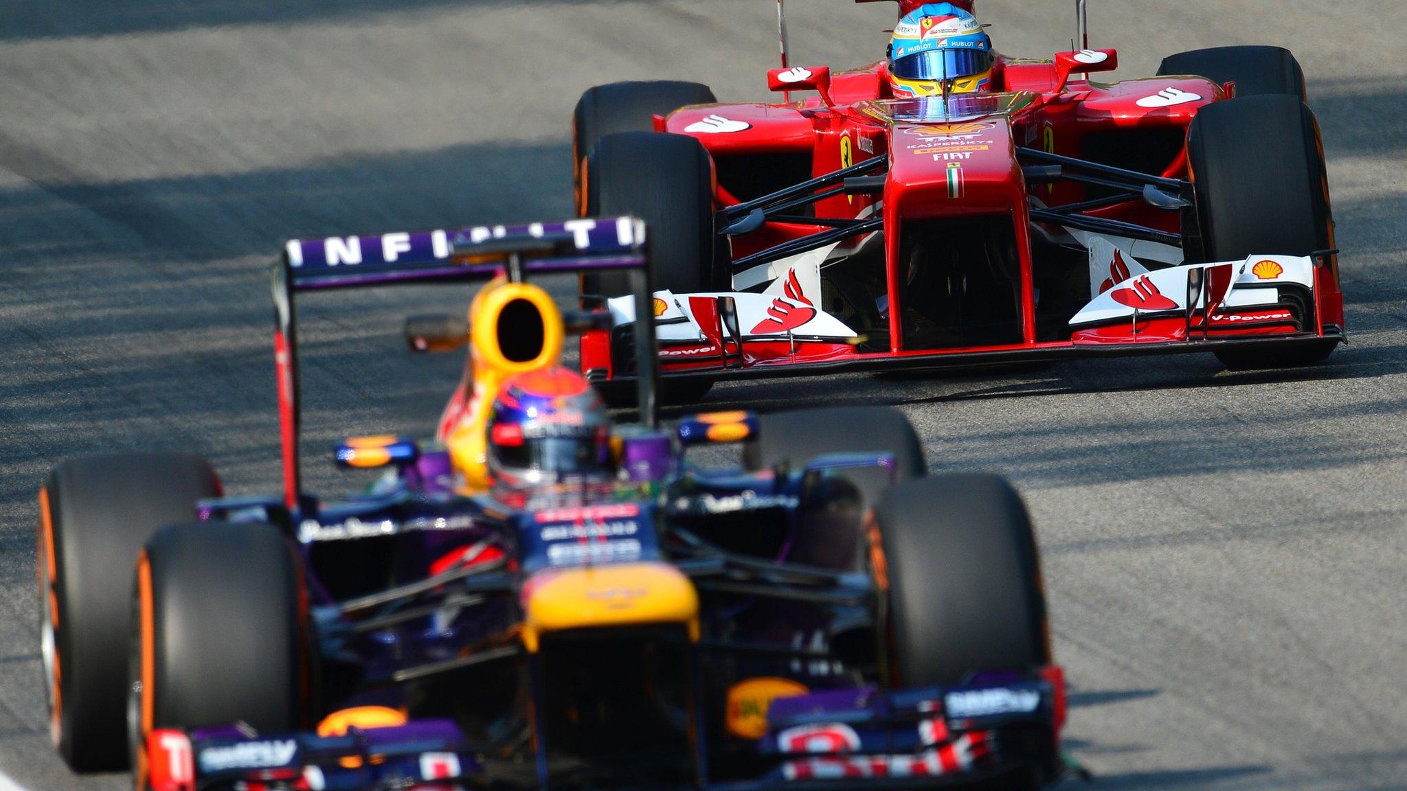 Sebastian Vettel and Fernando Alonso