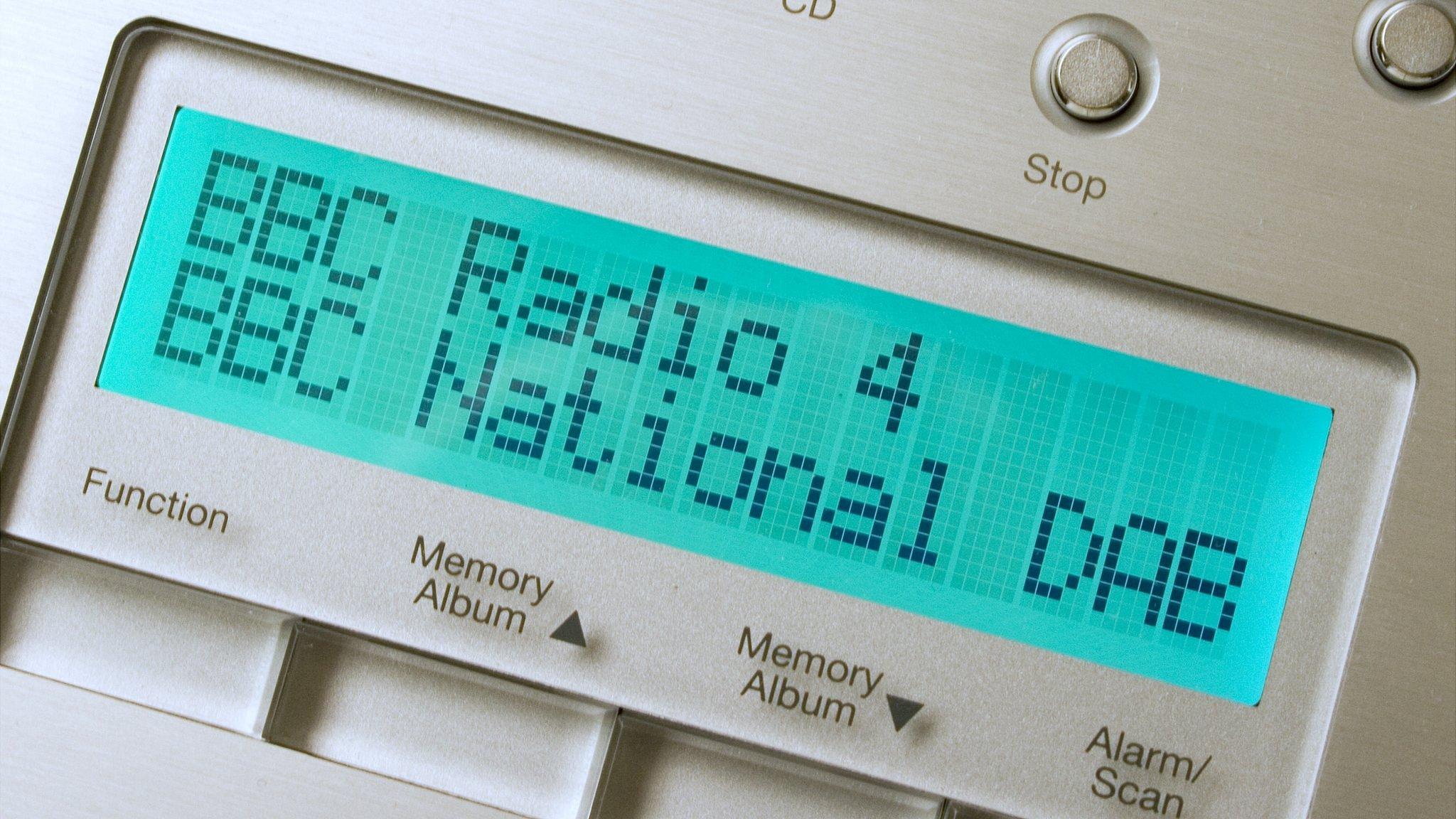 A DAB (Digital Audio Broadcasting) digital radio