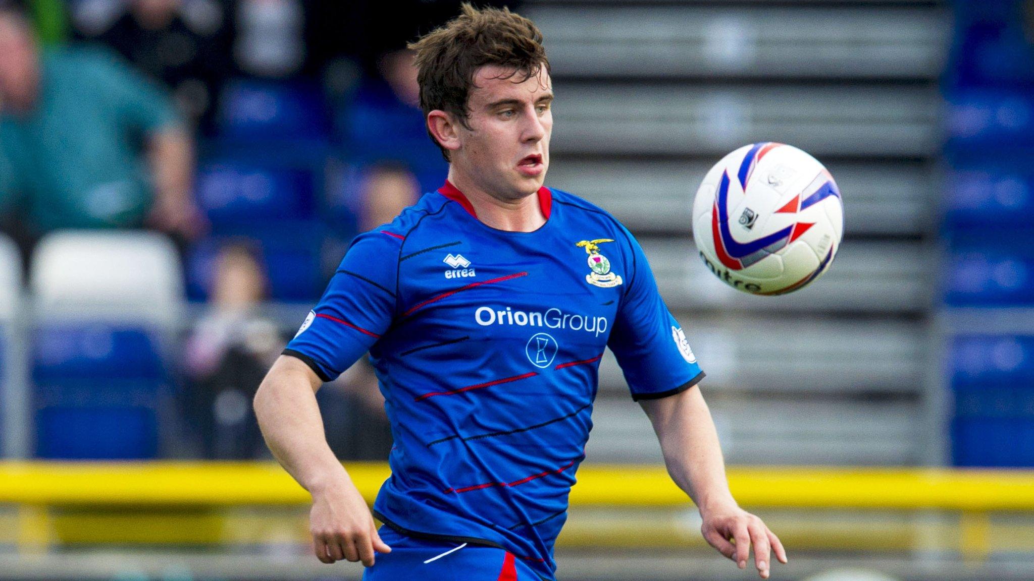 Inverness midfielder Aaron Doran