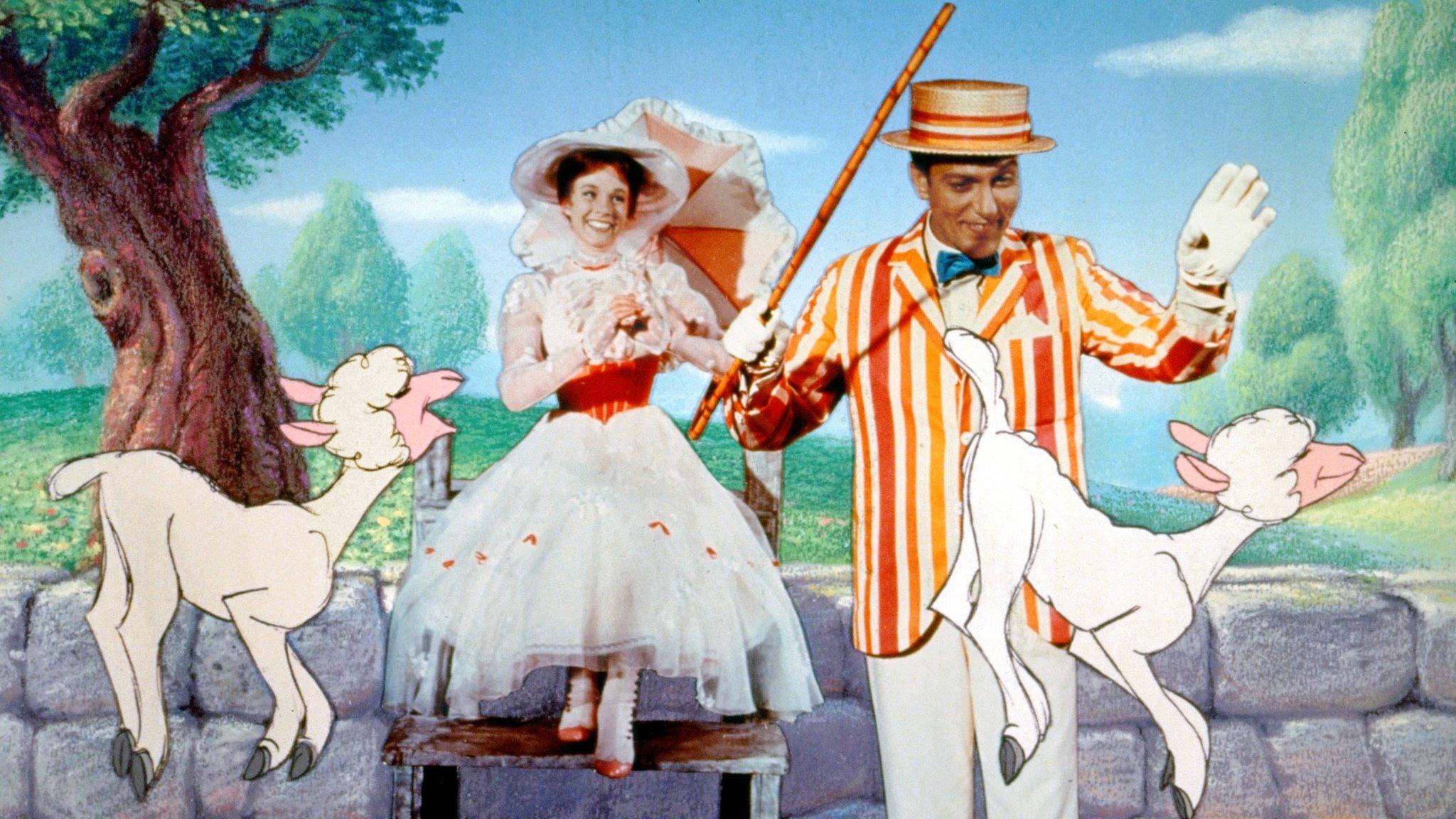 A scene from Mary Poppins