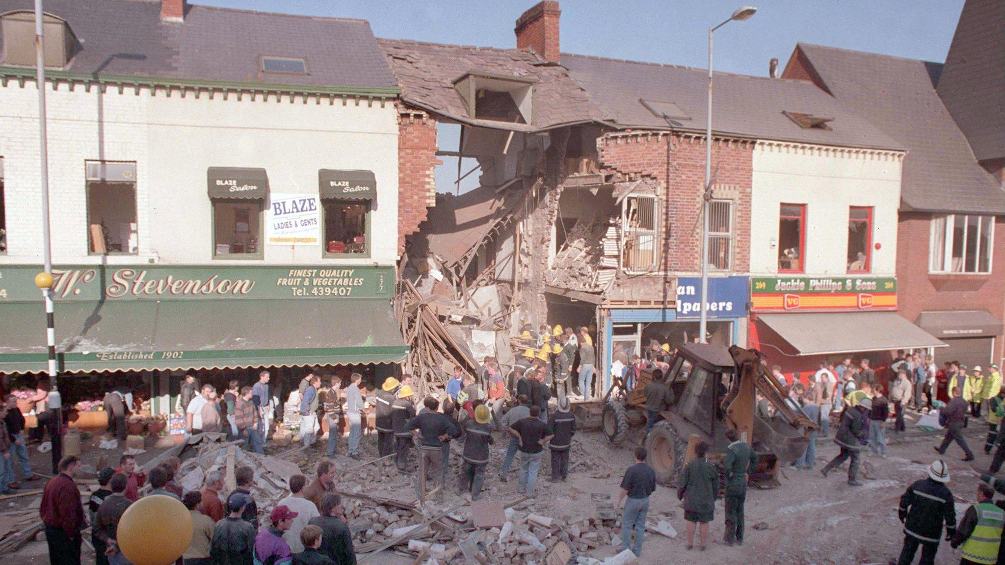 Shankill bomb scene