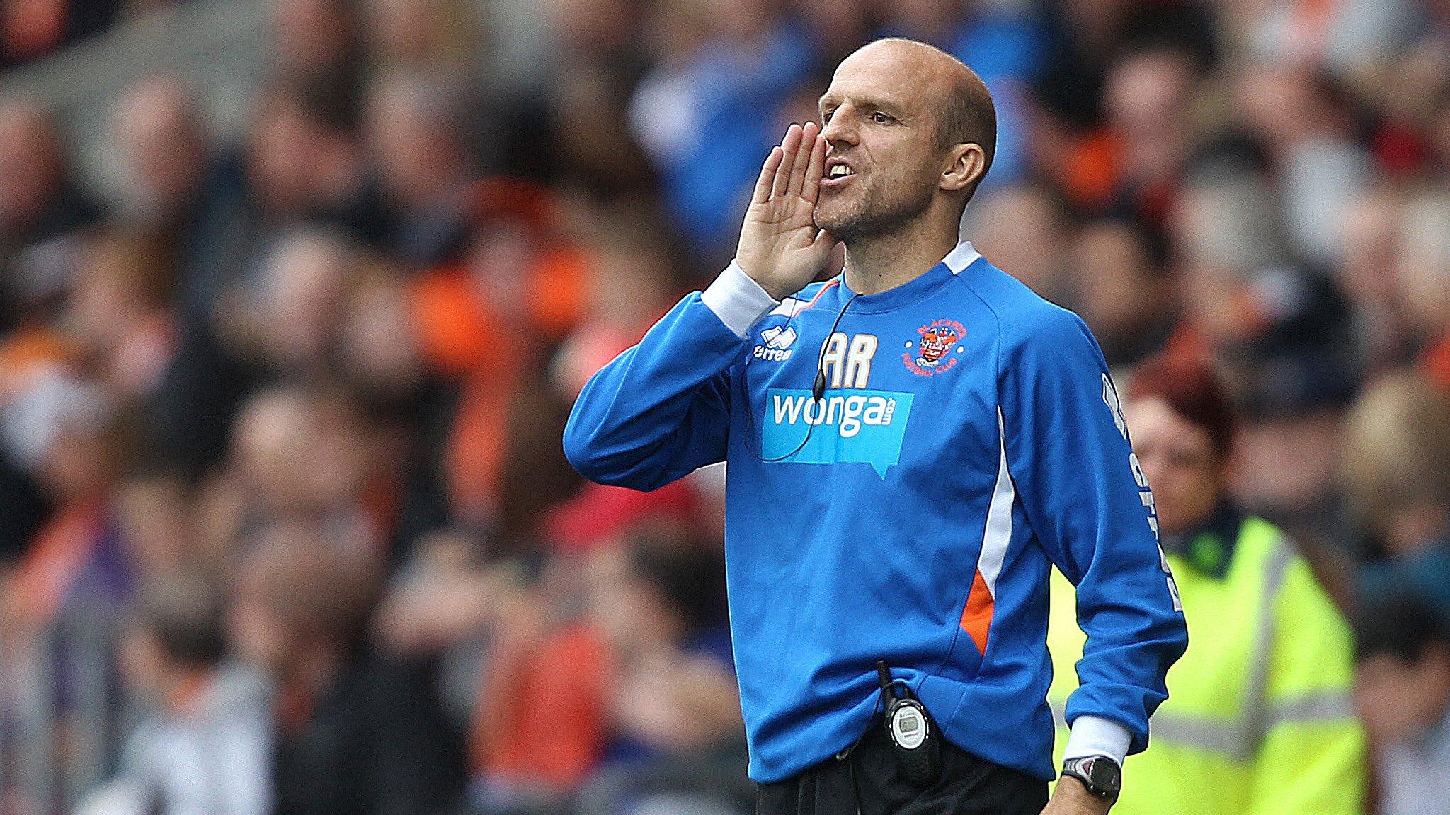 Blackpool assistant manager Alex Rae