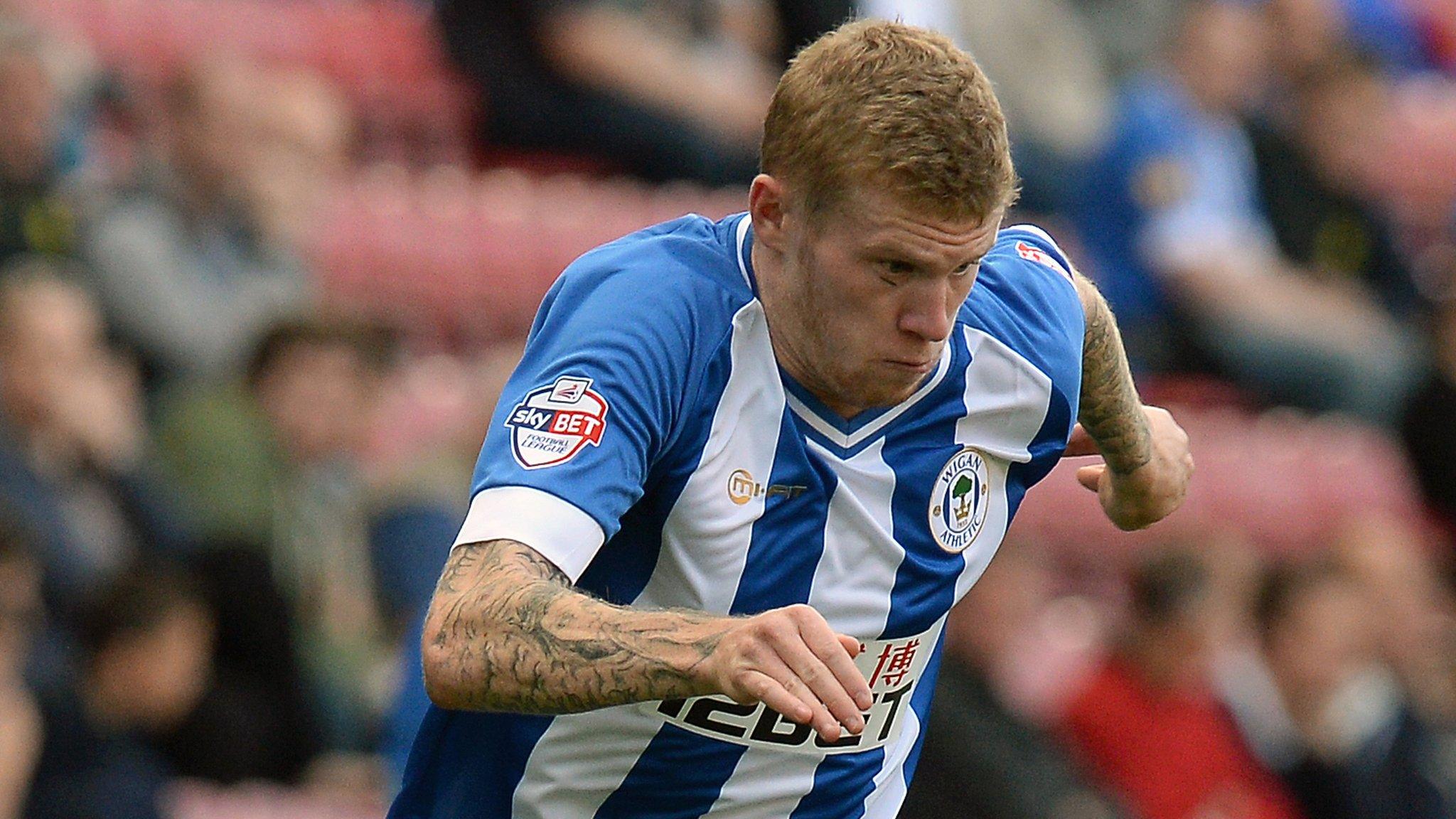 Wigan winger James McClean