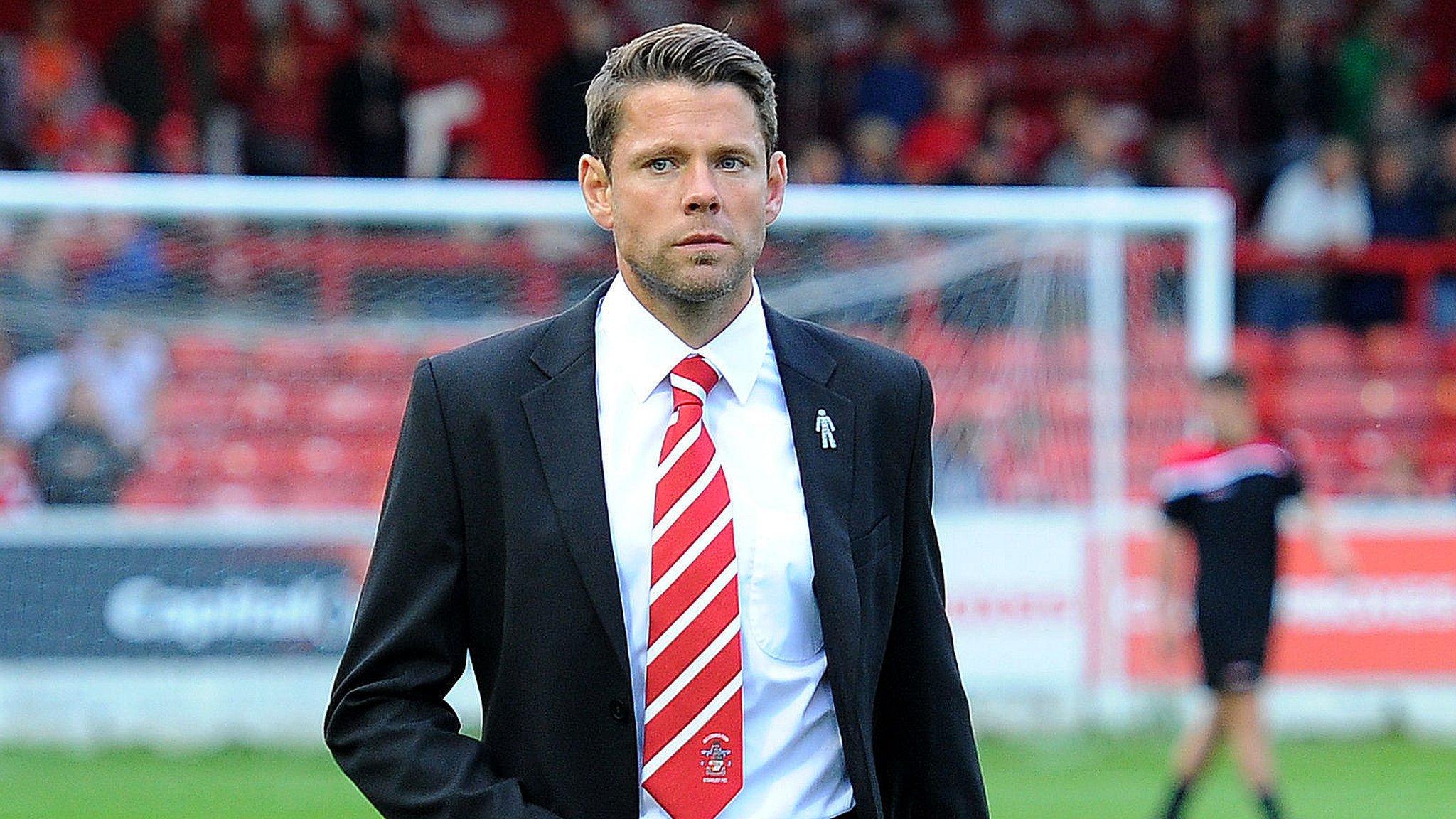 Accrington Stanley manager James Beattie