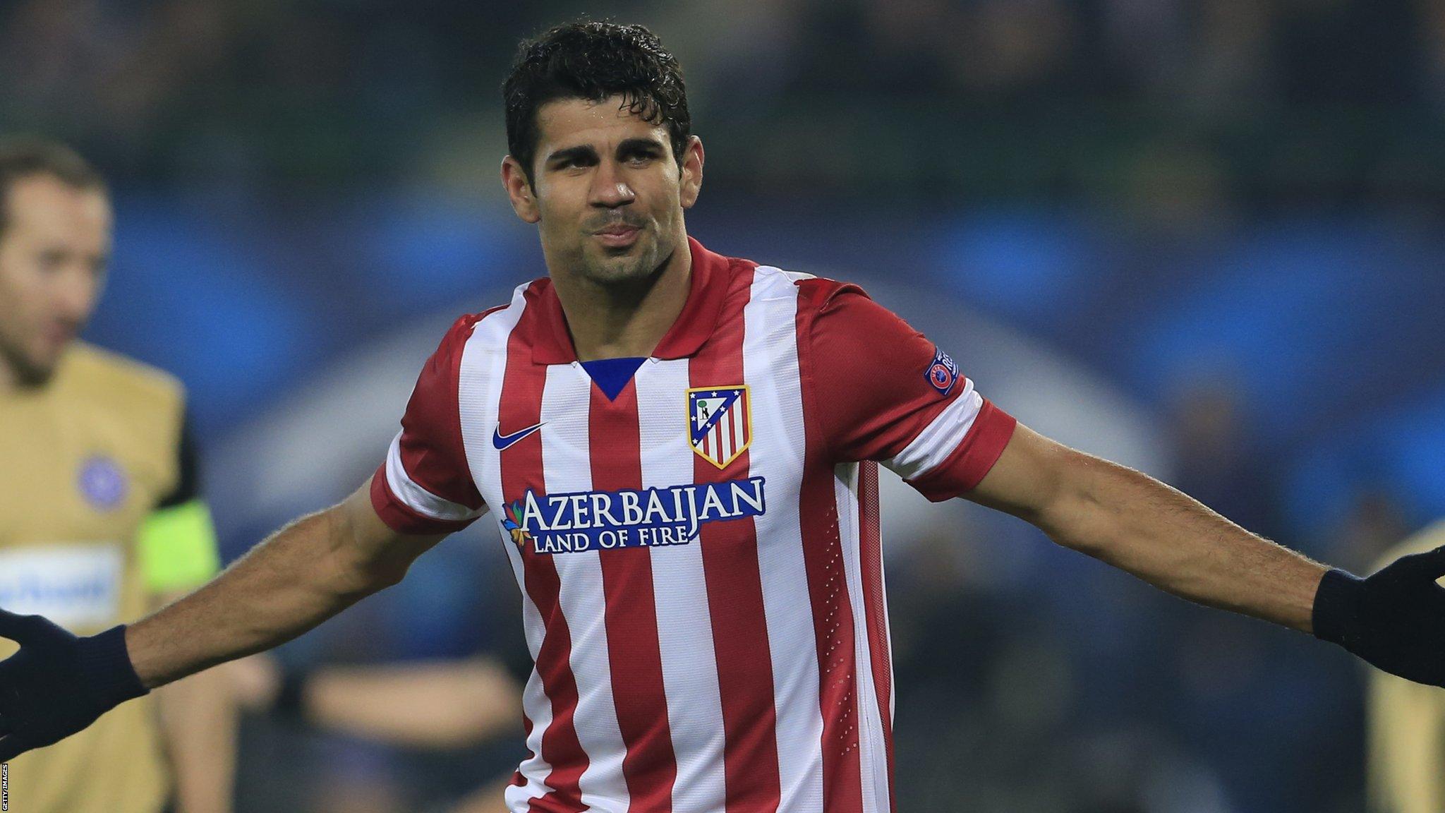 Atletico Madrid's Diego Costa.