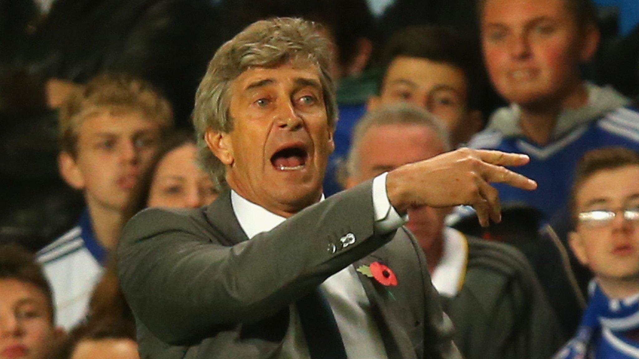 Manchester City boss Manuel Pellegrini