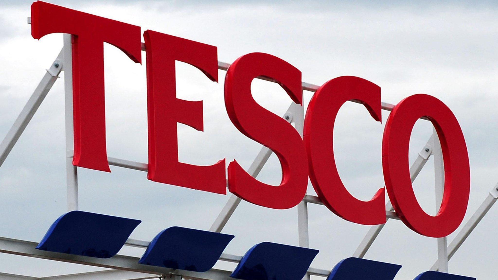 Tesco sign