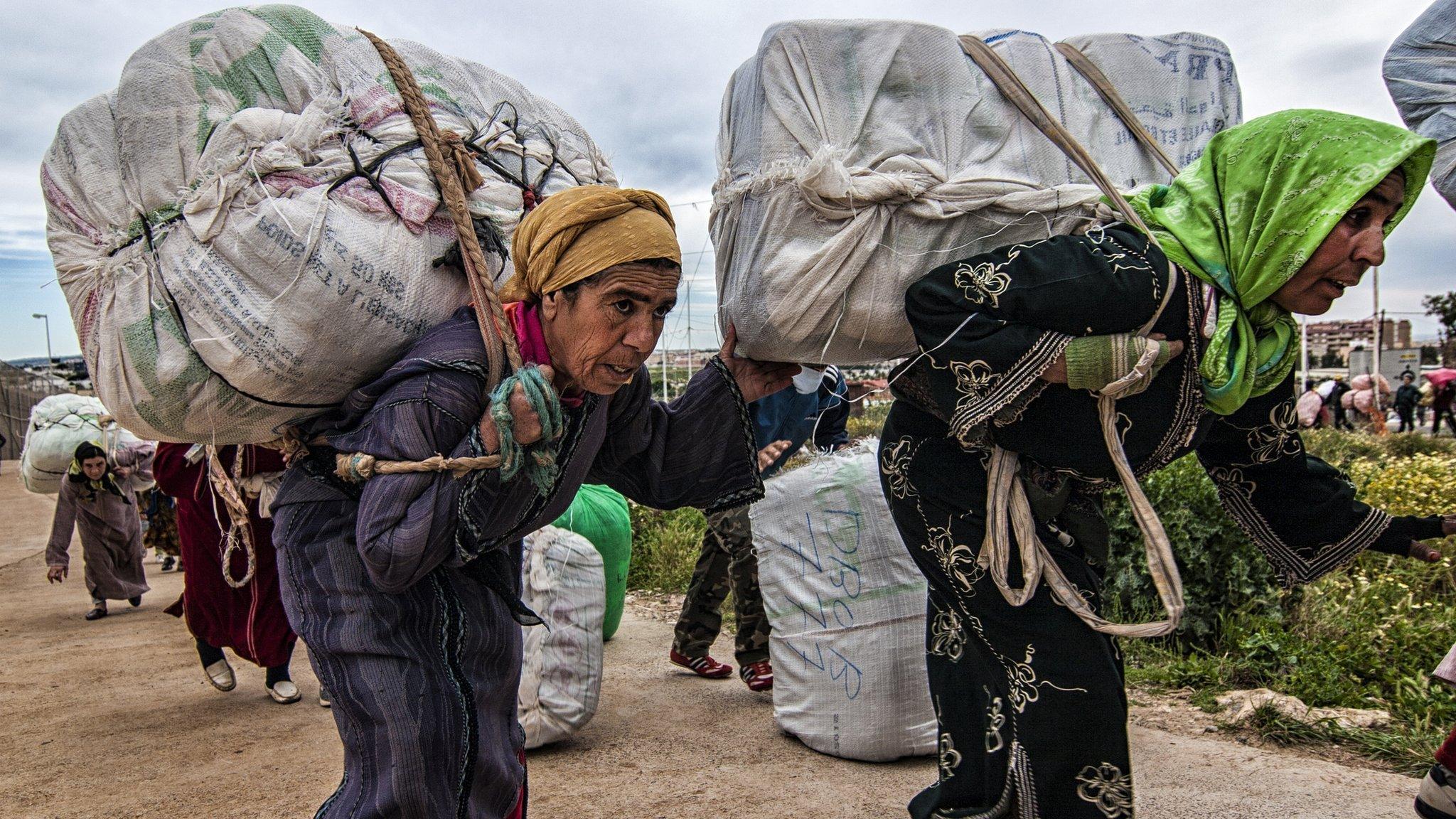 Women carrying loads