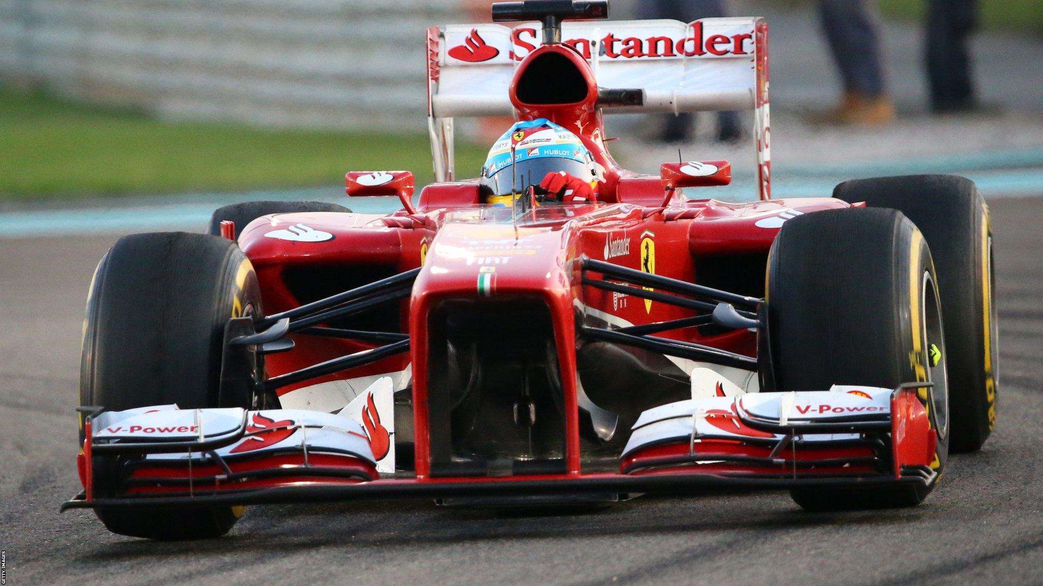 Fernando Alonso in action during the Abu Dhabi Grand Prix