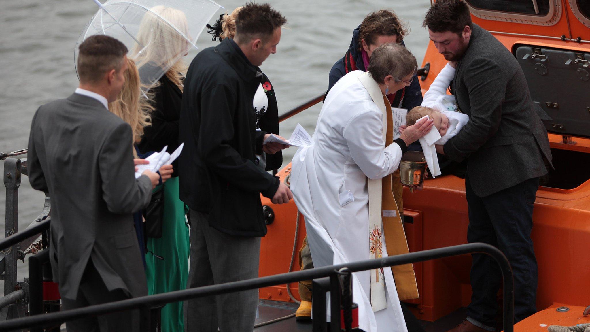 Lifeboat christening