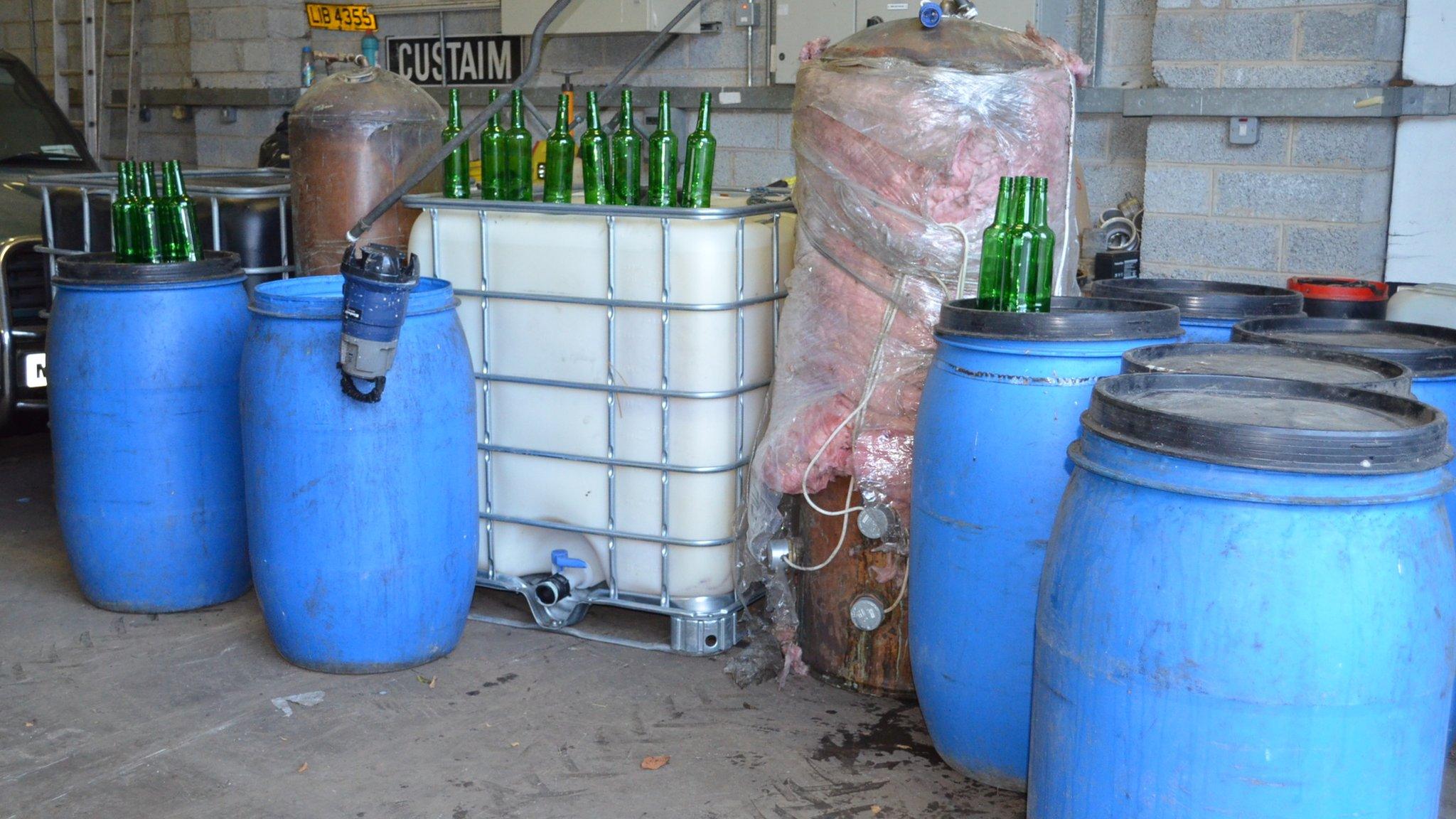 A Poitín distillery was found near Ballyconnell