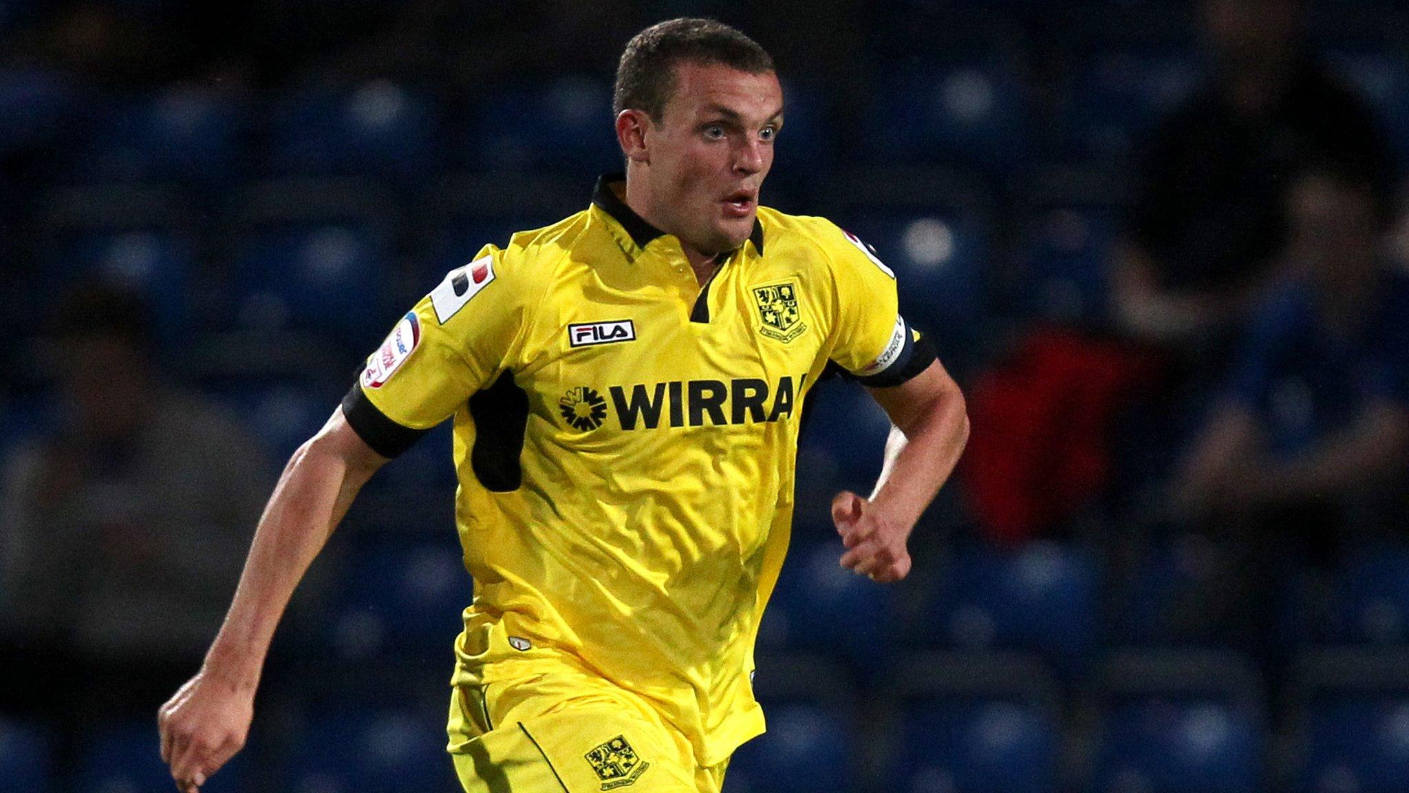 Tranmere Rovers captain James Wallace