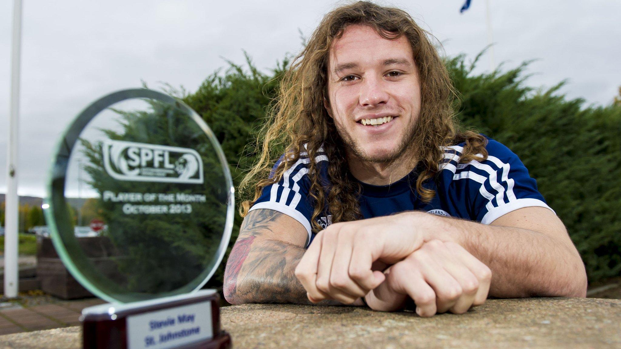 St Johnstone forward Stevie May