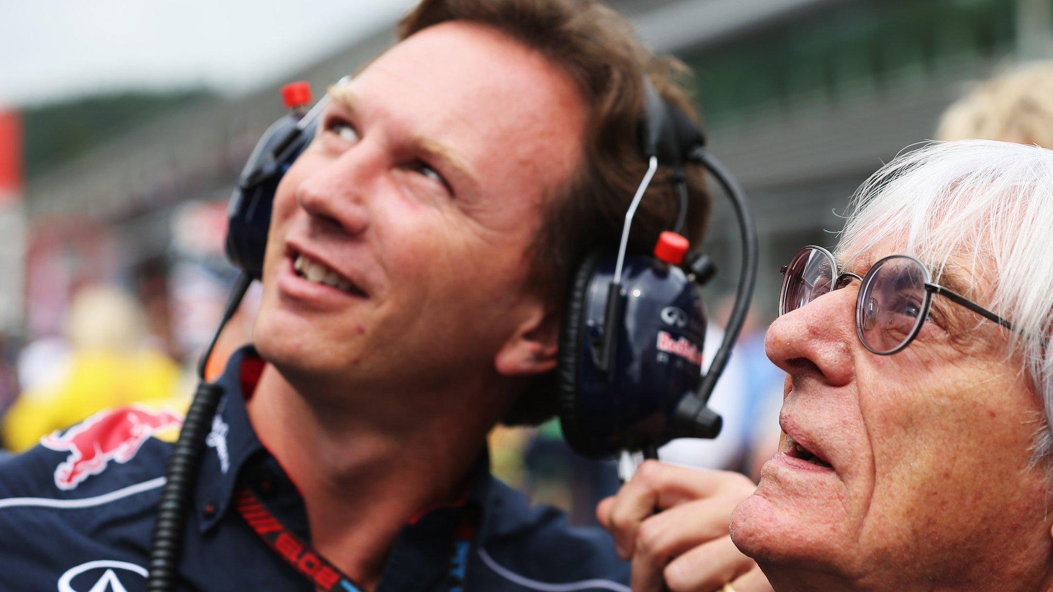 Christian Horner and Bernie Ecclestone