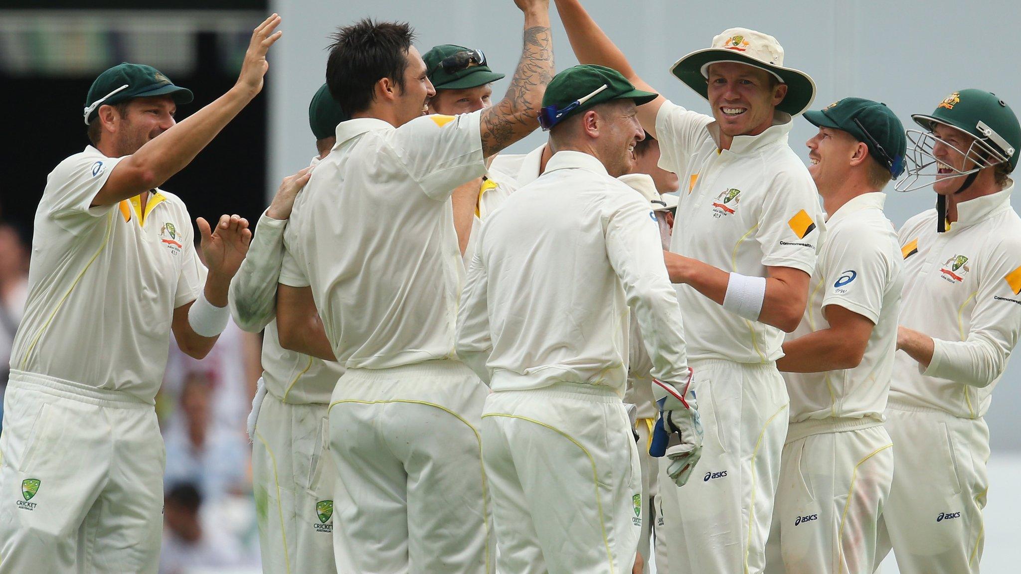 Australia celebrate