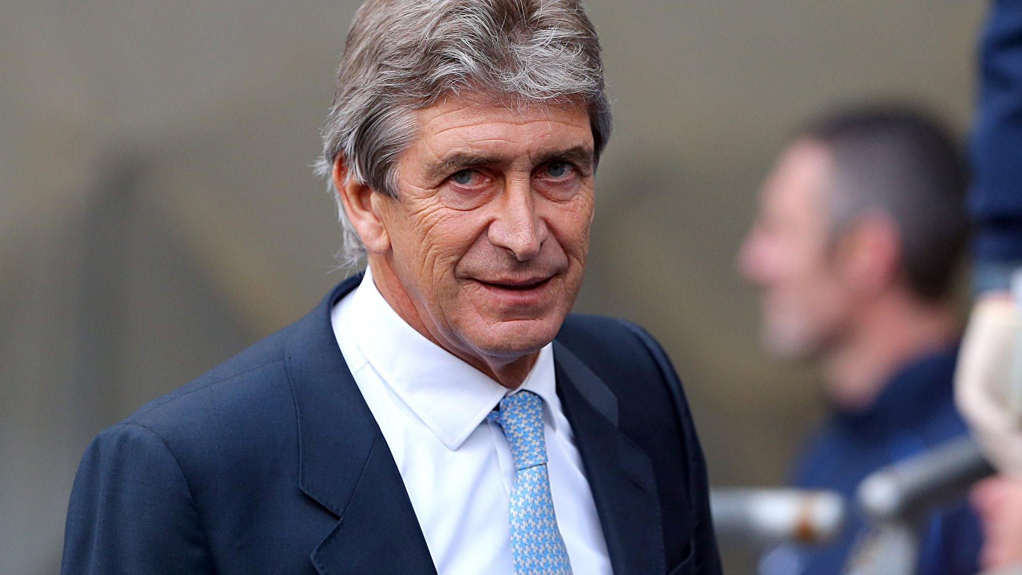 Manchester City manager Manuel Pellegrini