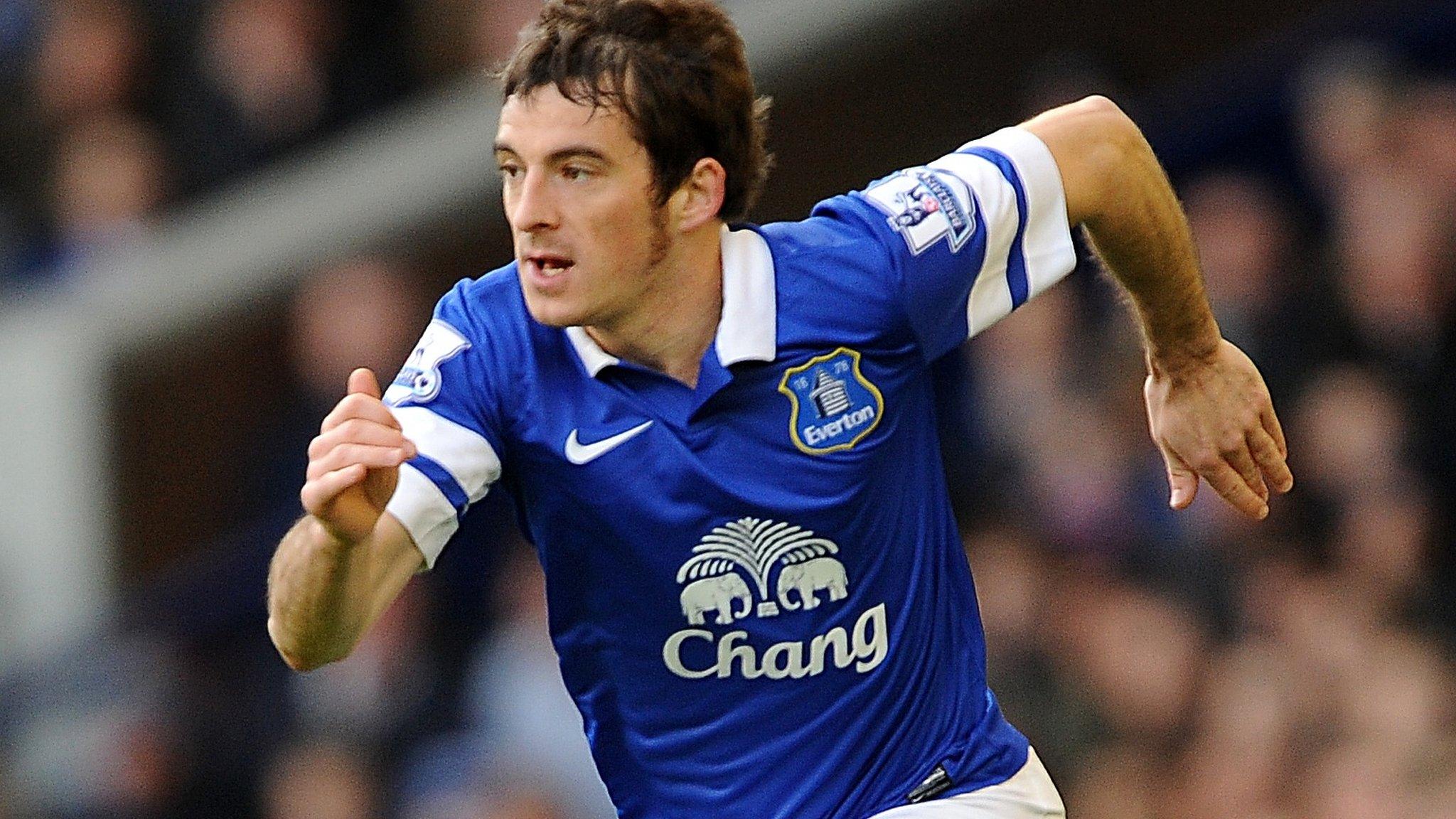 Everton defender Leighton Baines