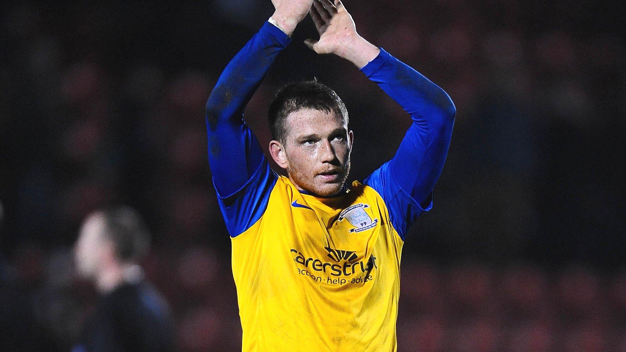 Preston striker Joe Garner