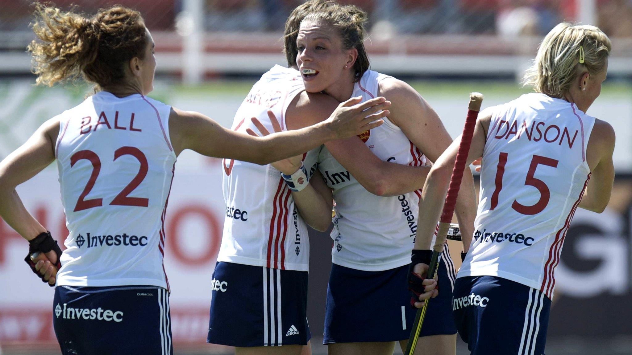 England celebrate