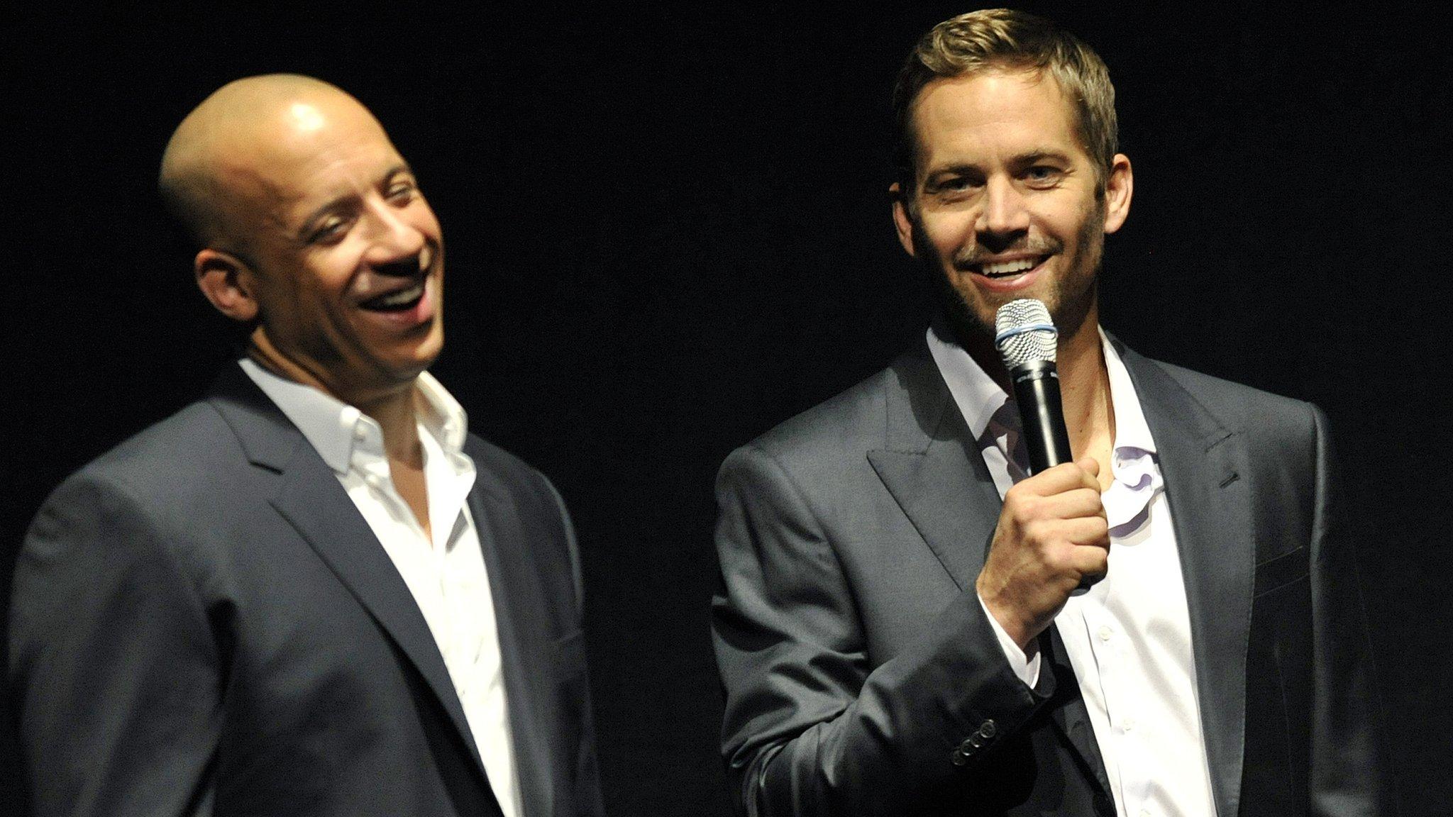 Vin Diesel (left) and Paul Walker