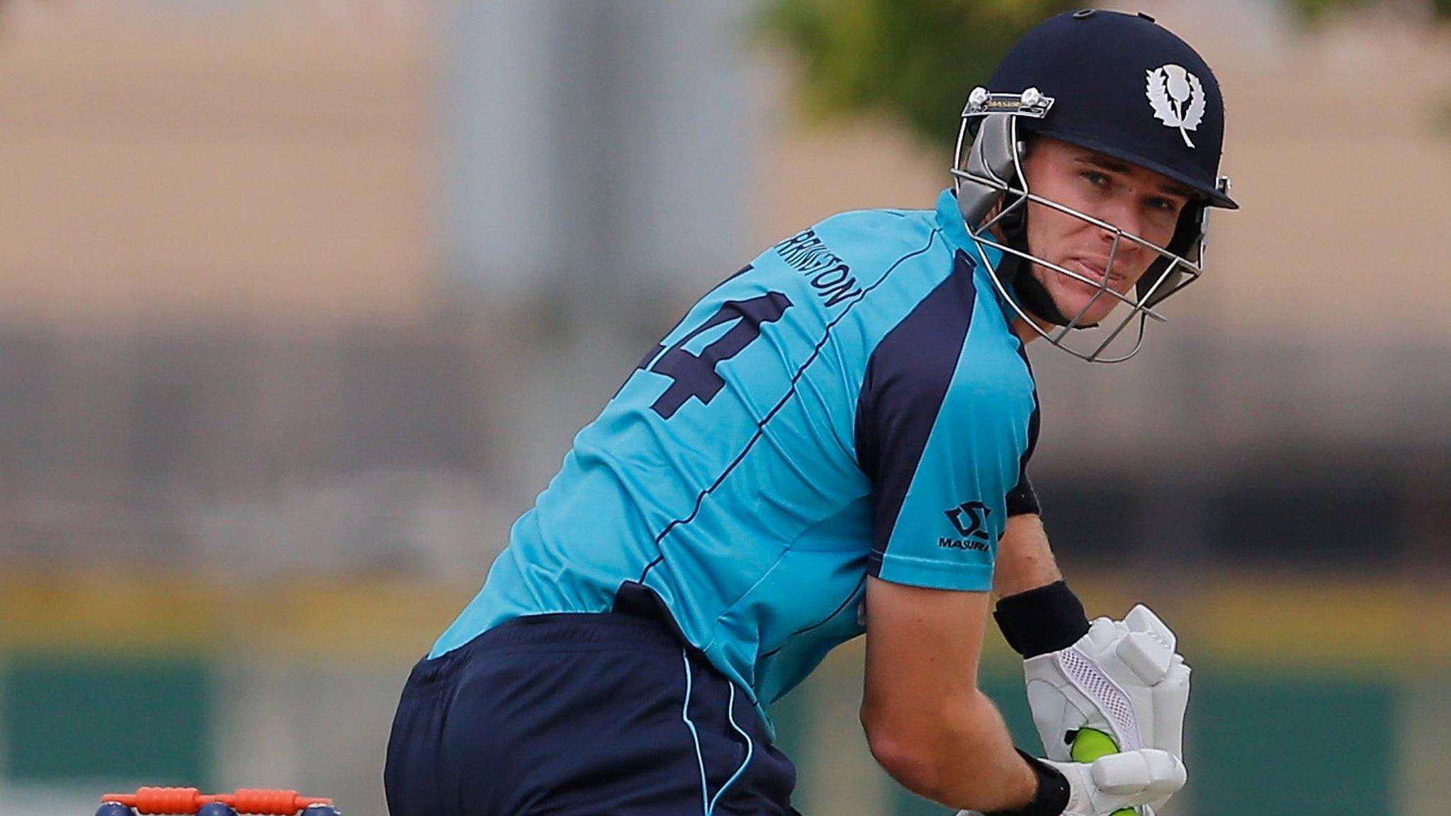 Scotland batsman Richie Berrington