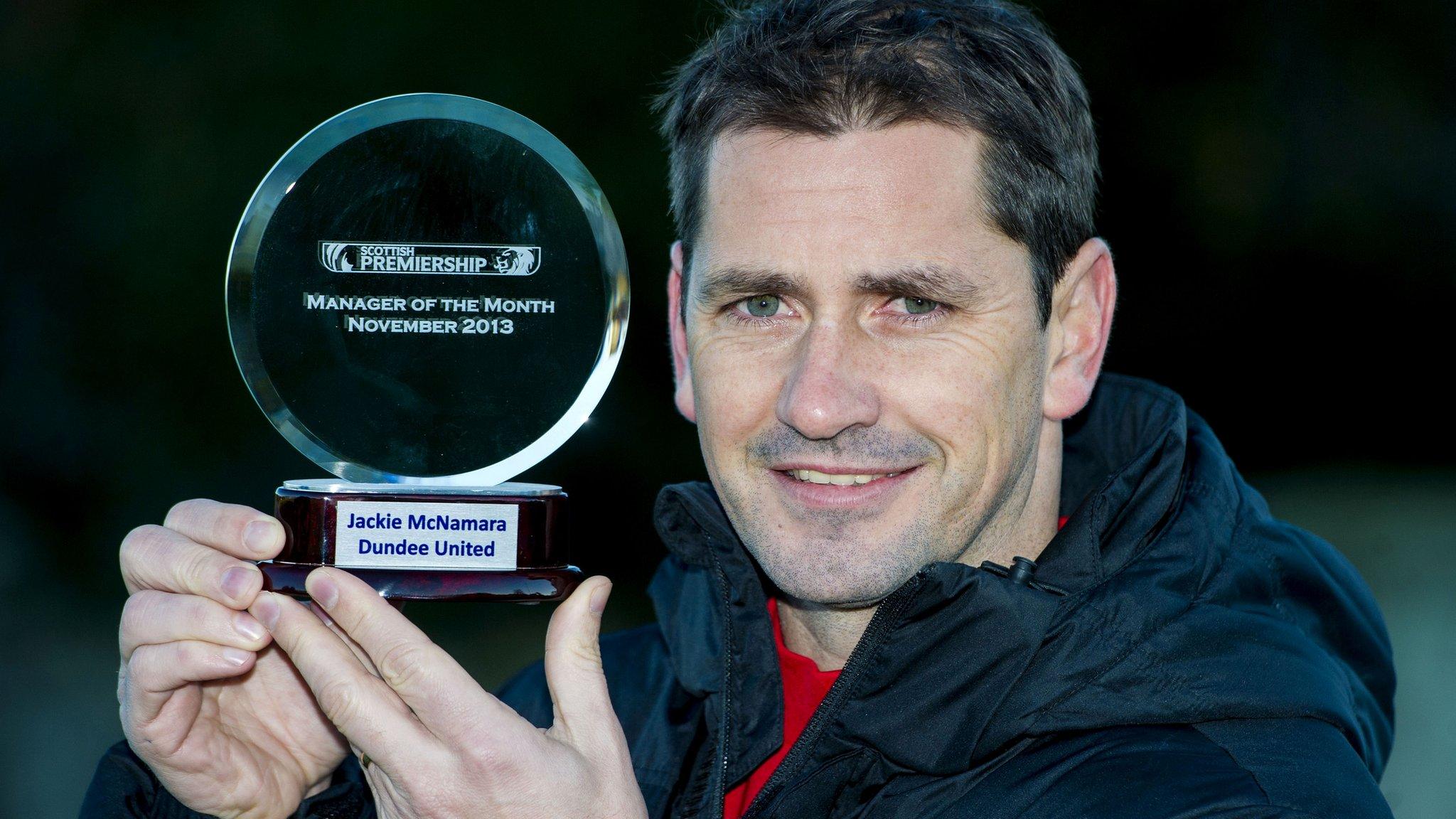 Dundee United manager Jackie McNamara