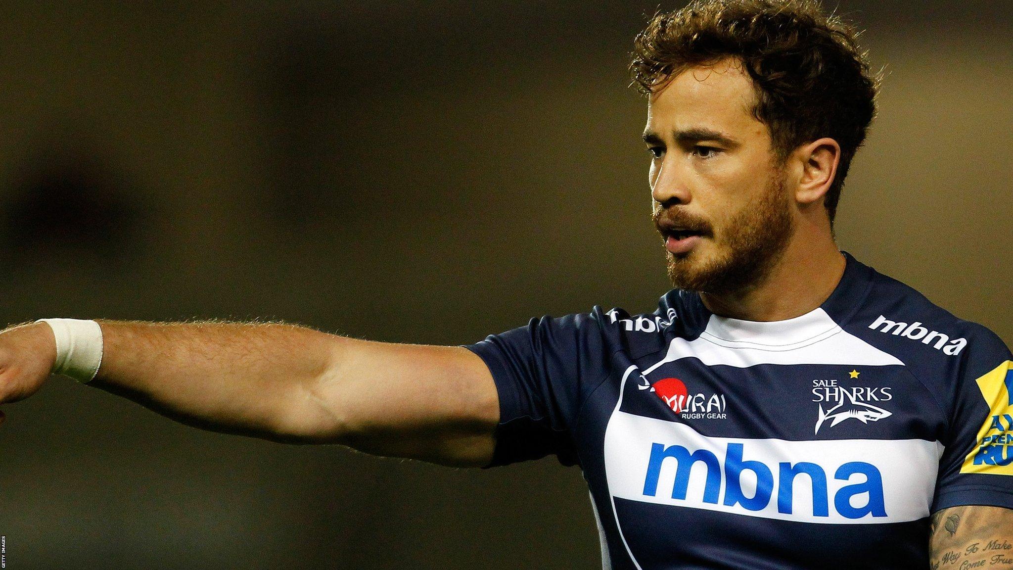 Danny Cipriani in action for Sale Sharks