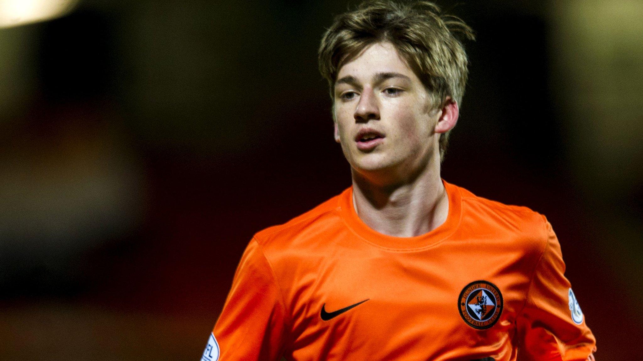 Dundee United midfielder Ryan Gaud