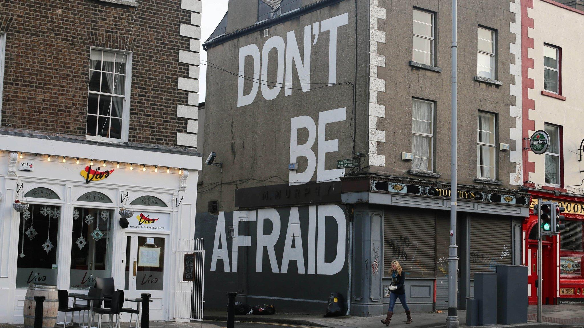 Graffiti on Dublin wall