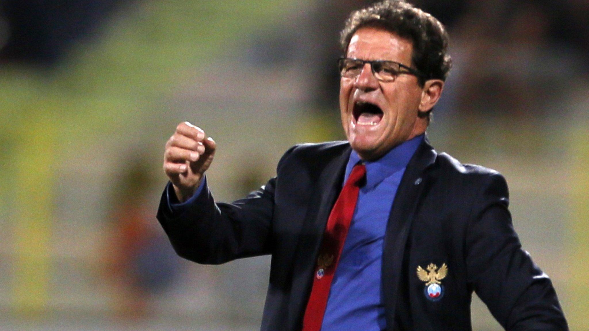 Russia manager Fabio Capello