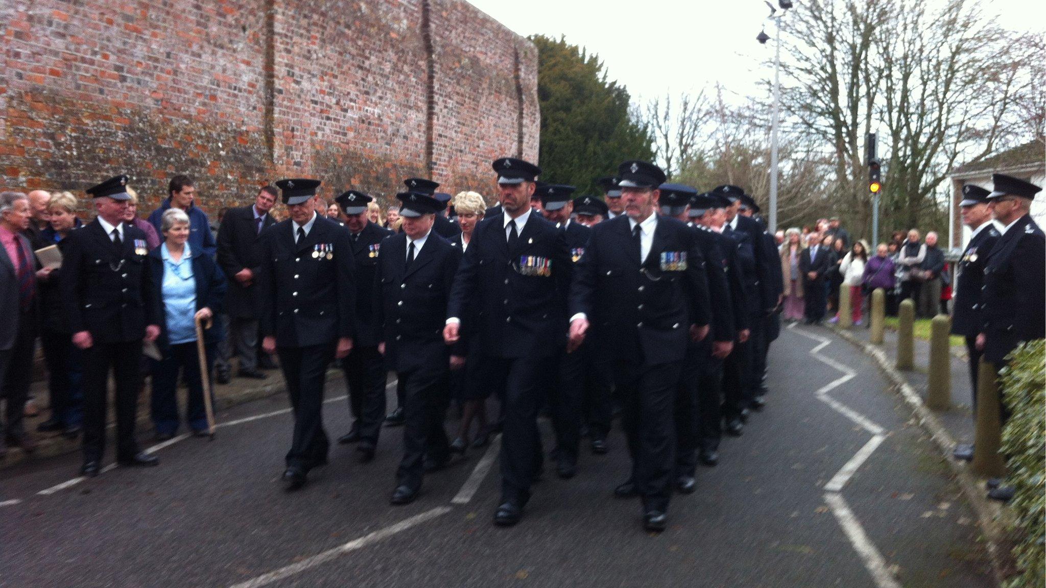 Closing ceremony at Dorchester Prison