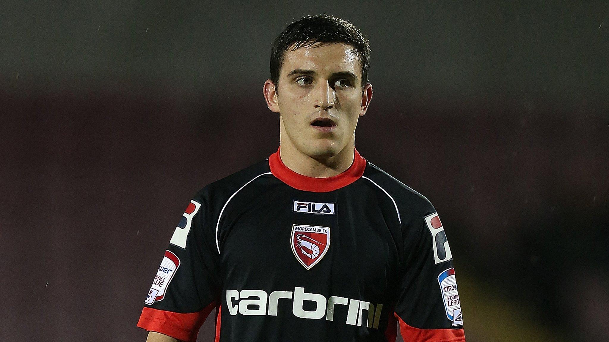 Morecambe striker Jack Redshaw