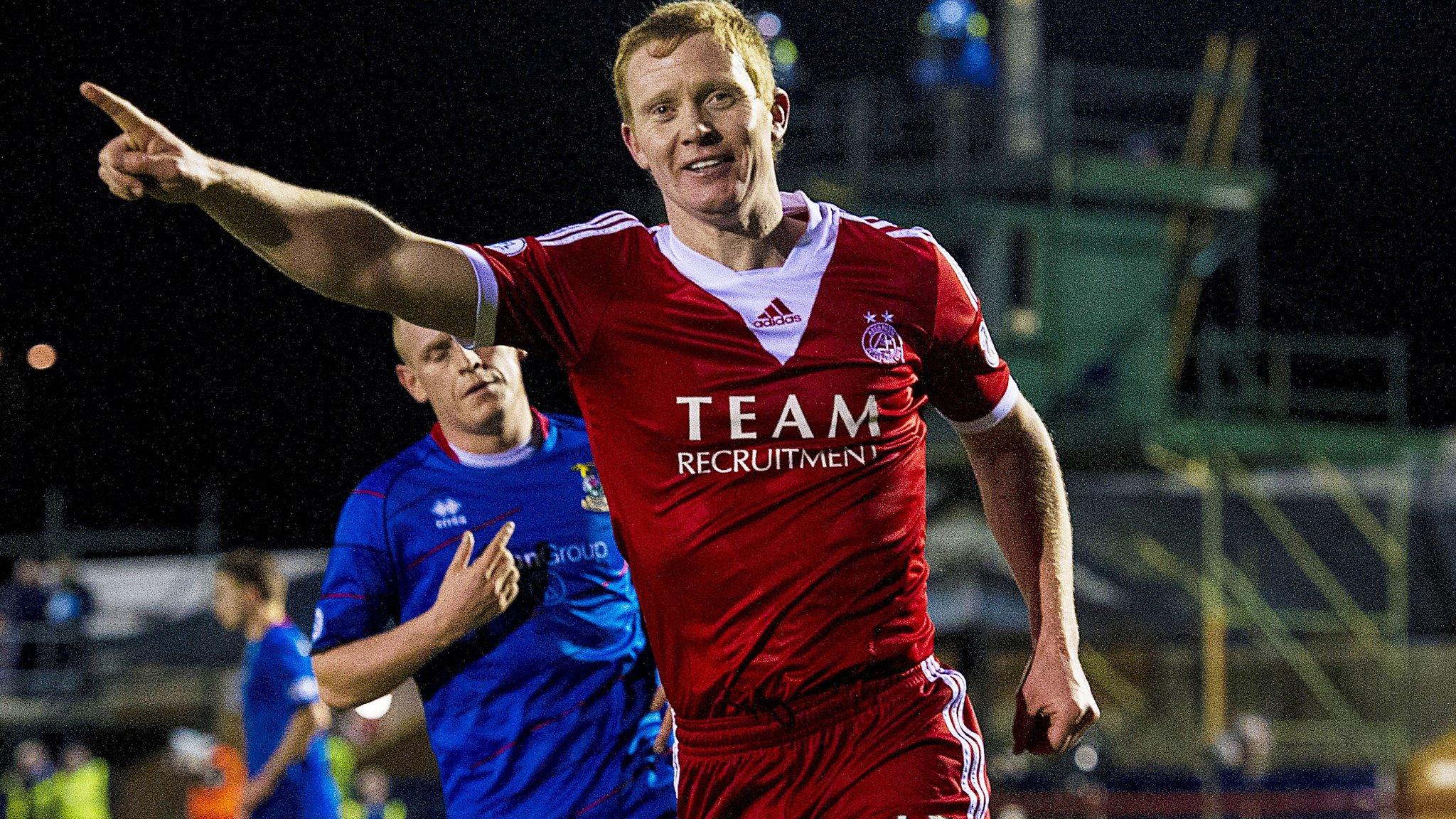 Barry Robson puts Aberdeen in front against Inverness