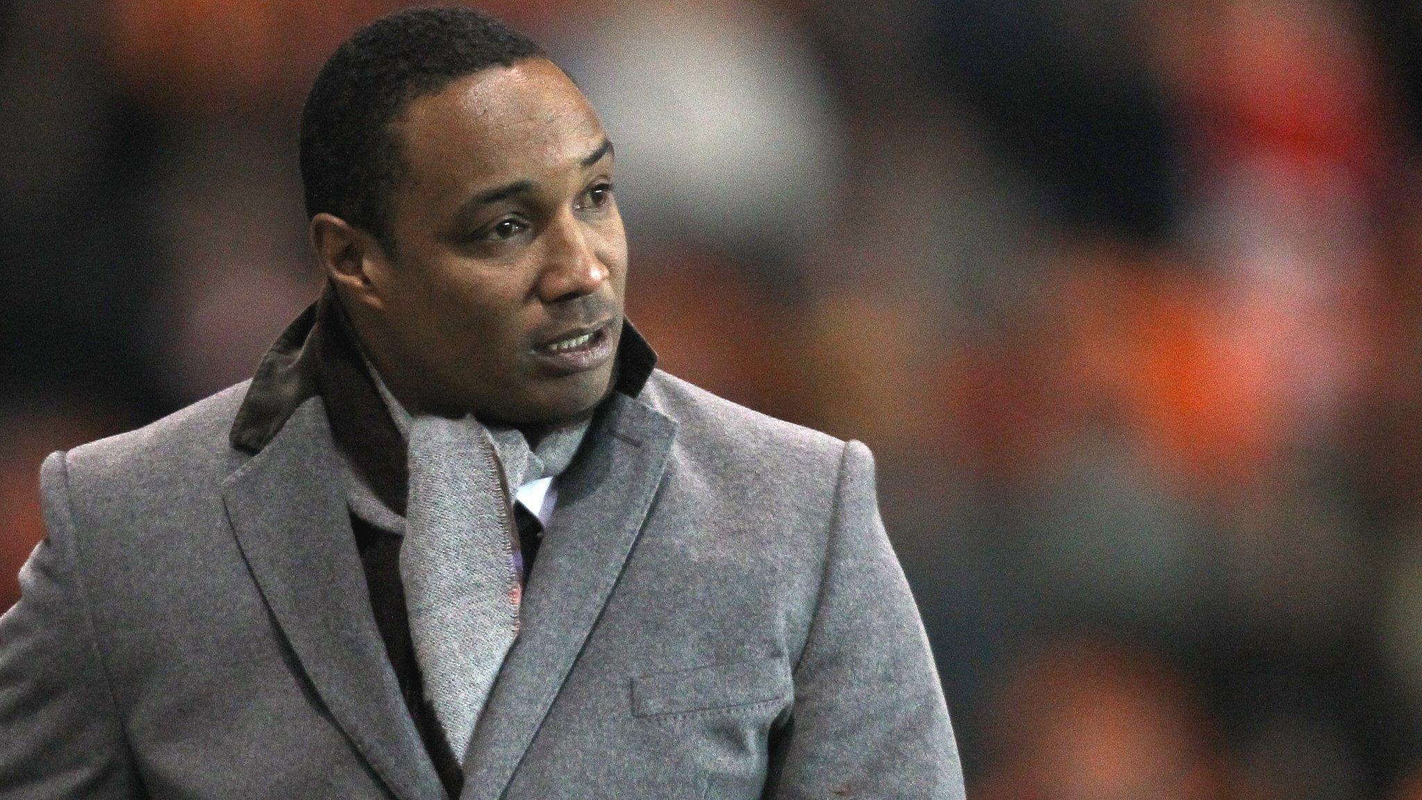 Blackpool manager Paul Ince