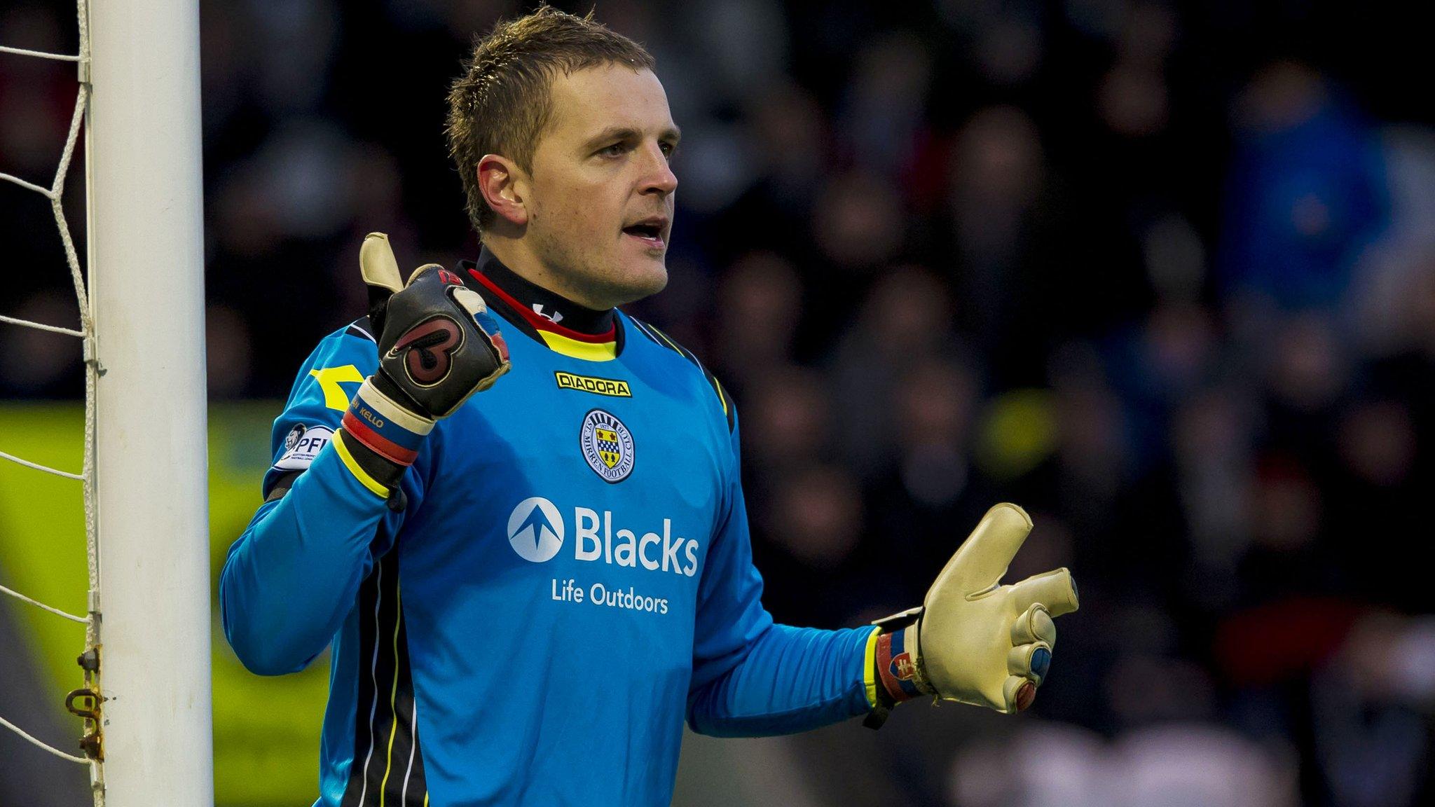 St Mirren goalkeeper Marian Kello