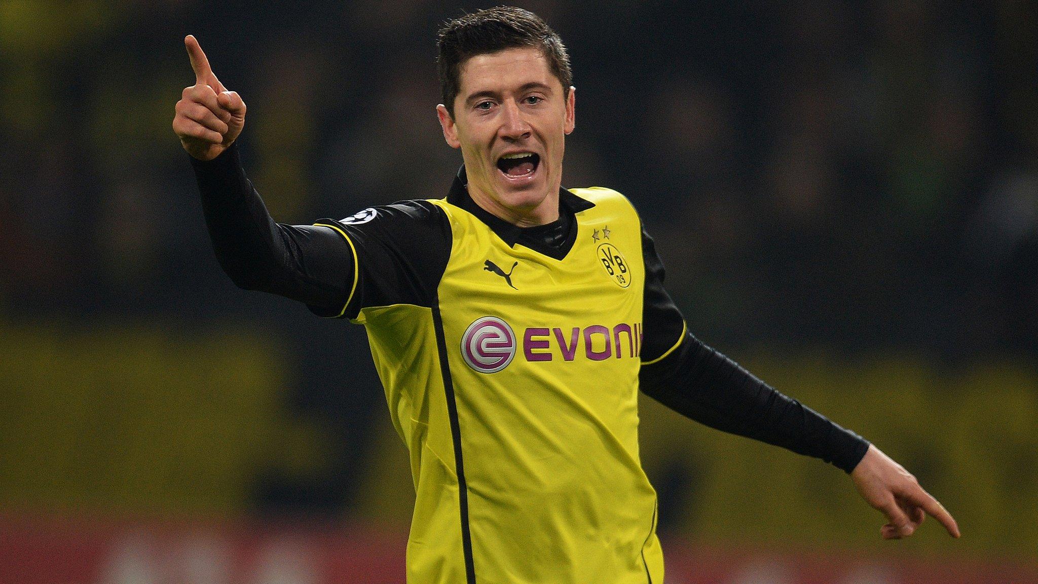 Borussia Dortmund's Robert Lewandowski