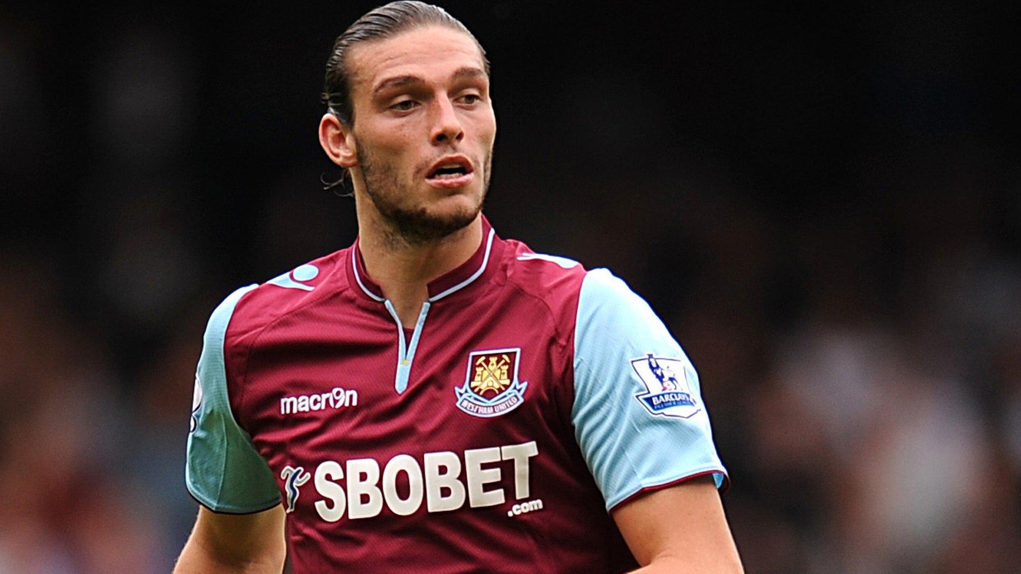 West Ham United striker Andy Carroll