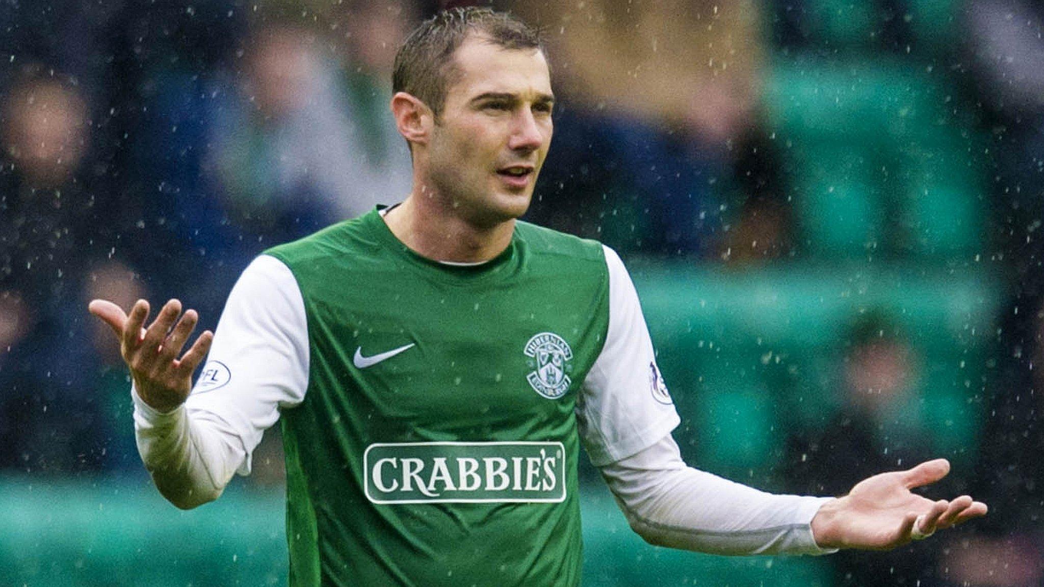 Hibernian midfielder Kevin Thomson