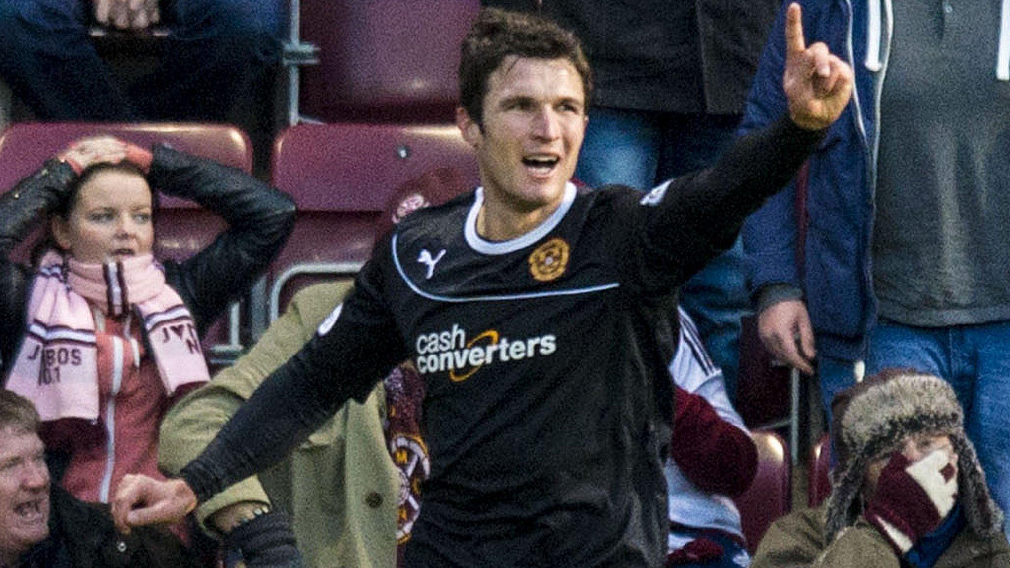 Motherwell striker John Sutton