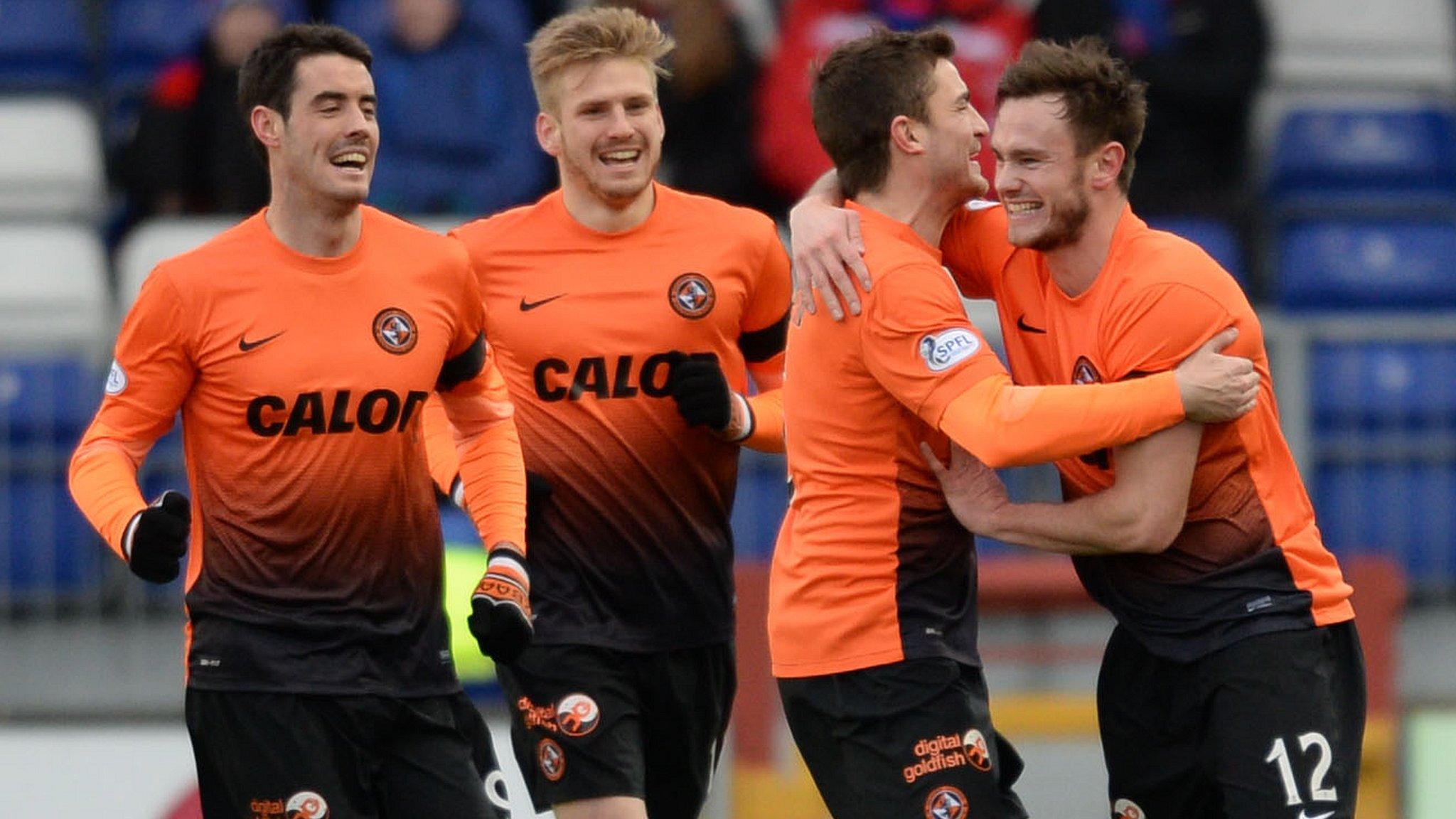 Dundee United celebrate