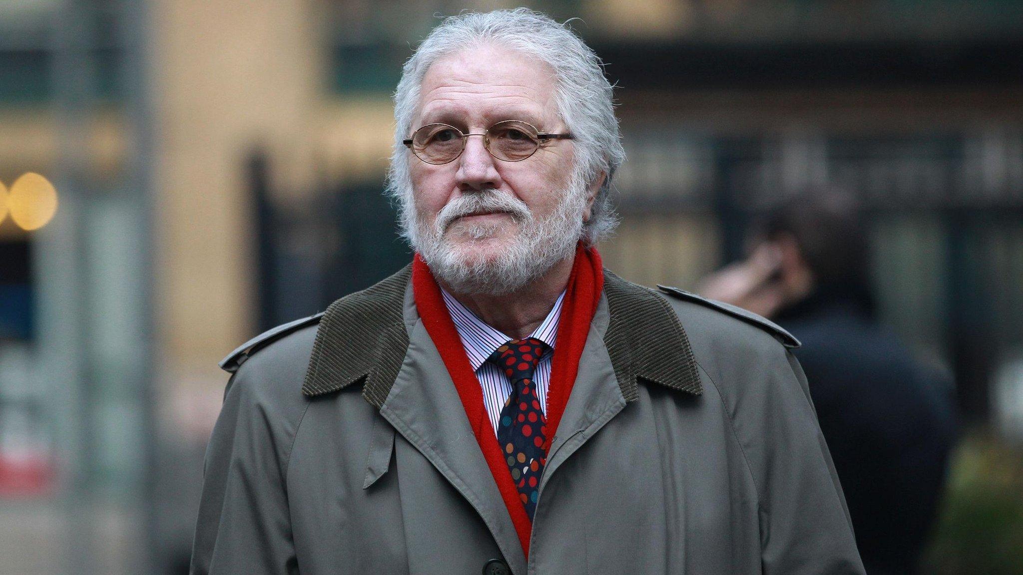 Dave Lee Travis arriving at Southwark Crown Court on 20 January 2014